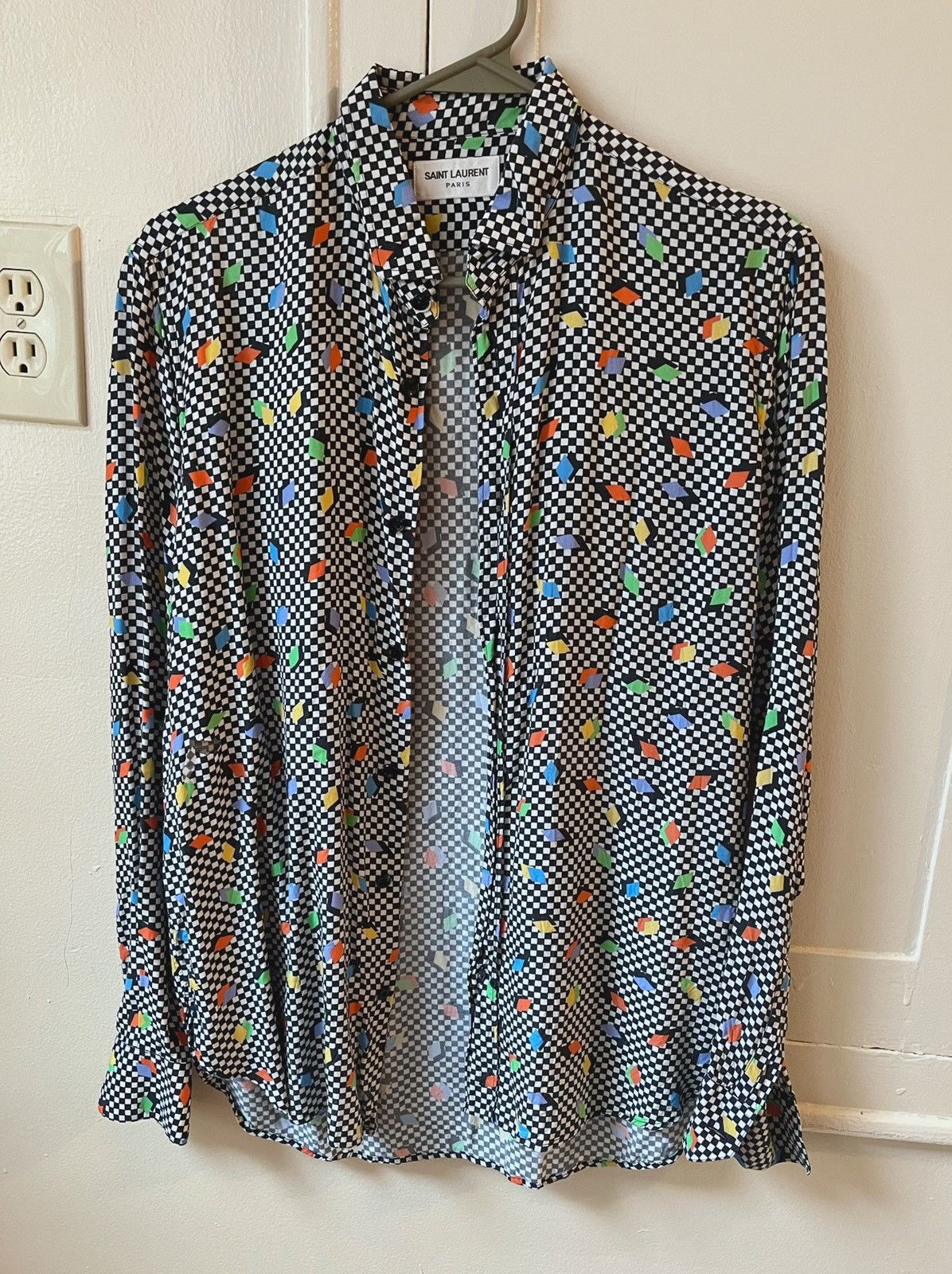 Saint Laurent Paris SAMPLE SS16 Saint Laurent Surf Sound 🌴 shirt Size US S / EU 44-46 / 1 - 1 Thumbnail