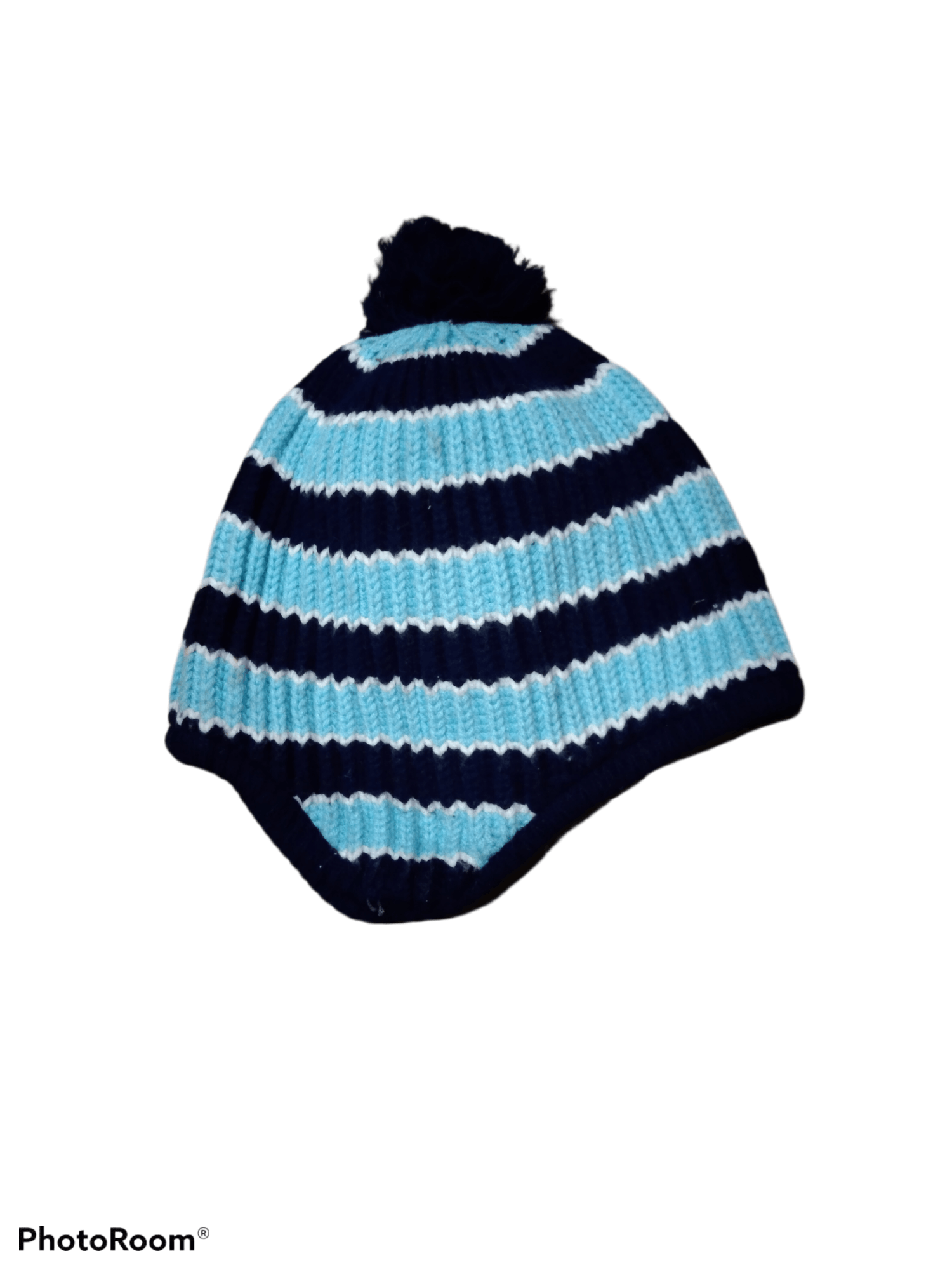 Japanese Brand JAPANESE BEANIE EAR FLAP STRIPE KURT COBAIN STYLE Size ONE SIZE - 2 Thumbnail