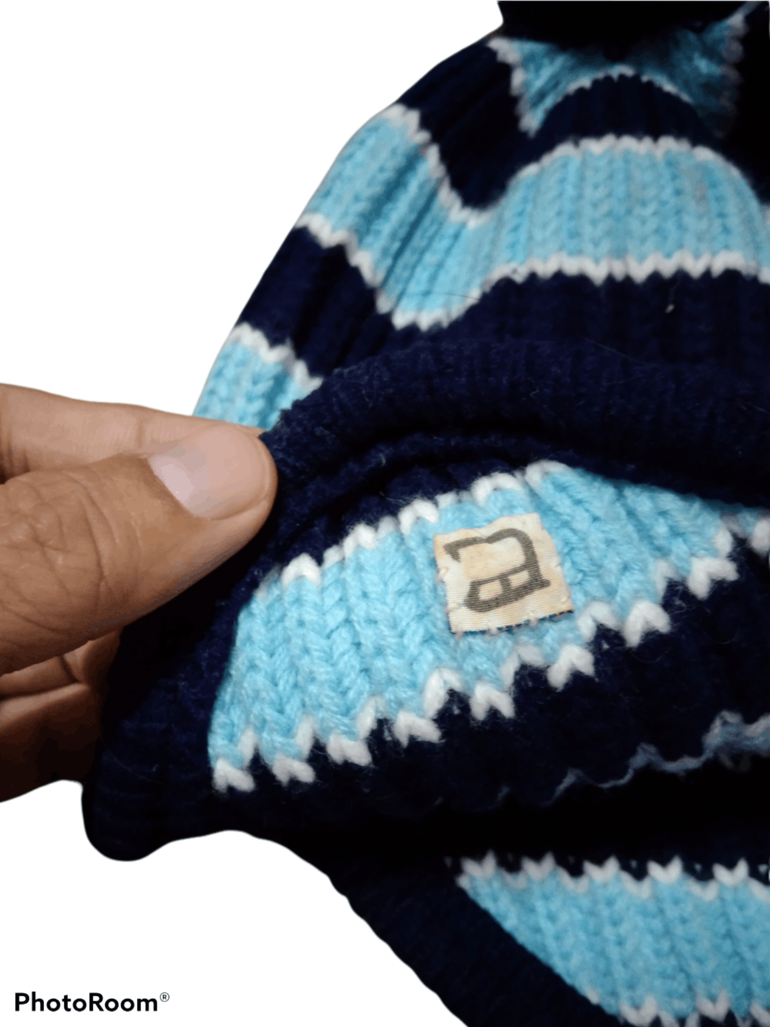 Japanese Brand JAPANESE BEANIE EAR FLAP STRIPE KURT COBAIN STYLE Size ONE SIZE - 4 Thumbnail