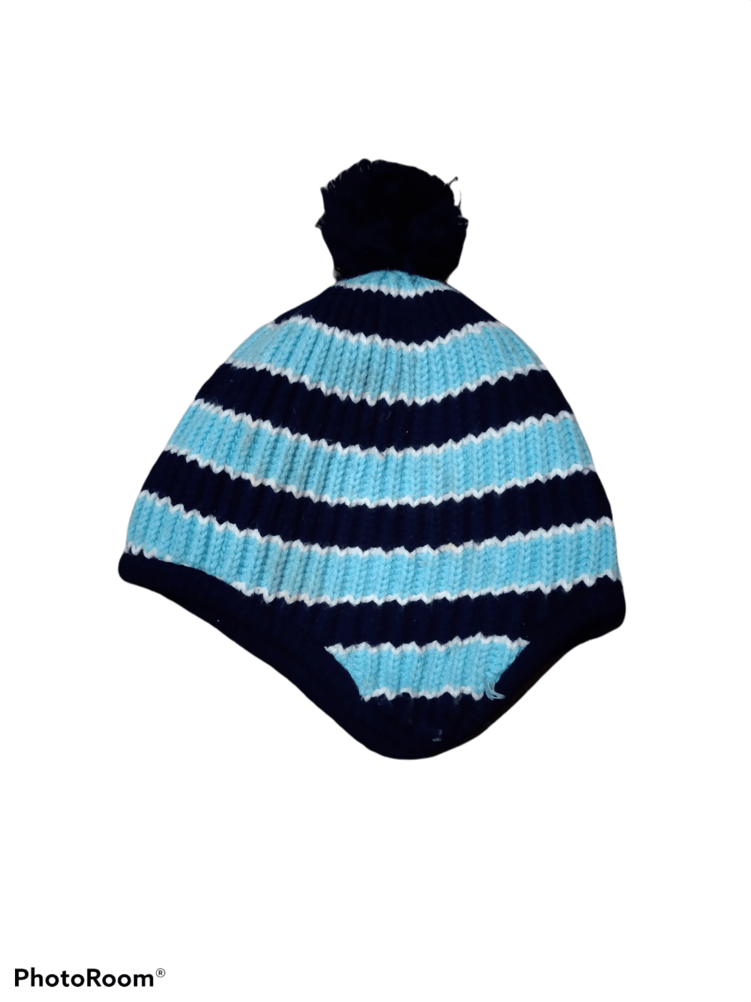 Japanese Brand JAPANESE BEANIE EAR FLAP STRIPE KURT COBAIN STYLE Size ONE SIZE - 3 Thumbnail