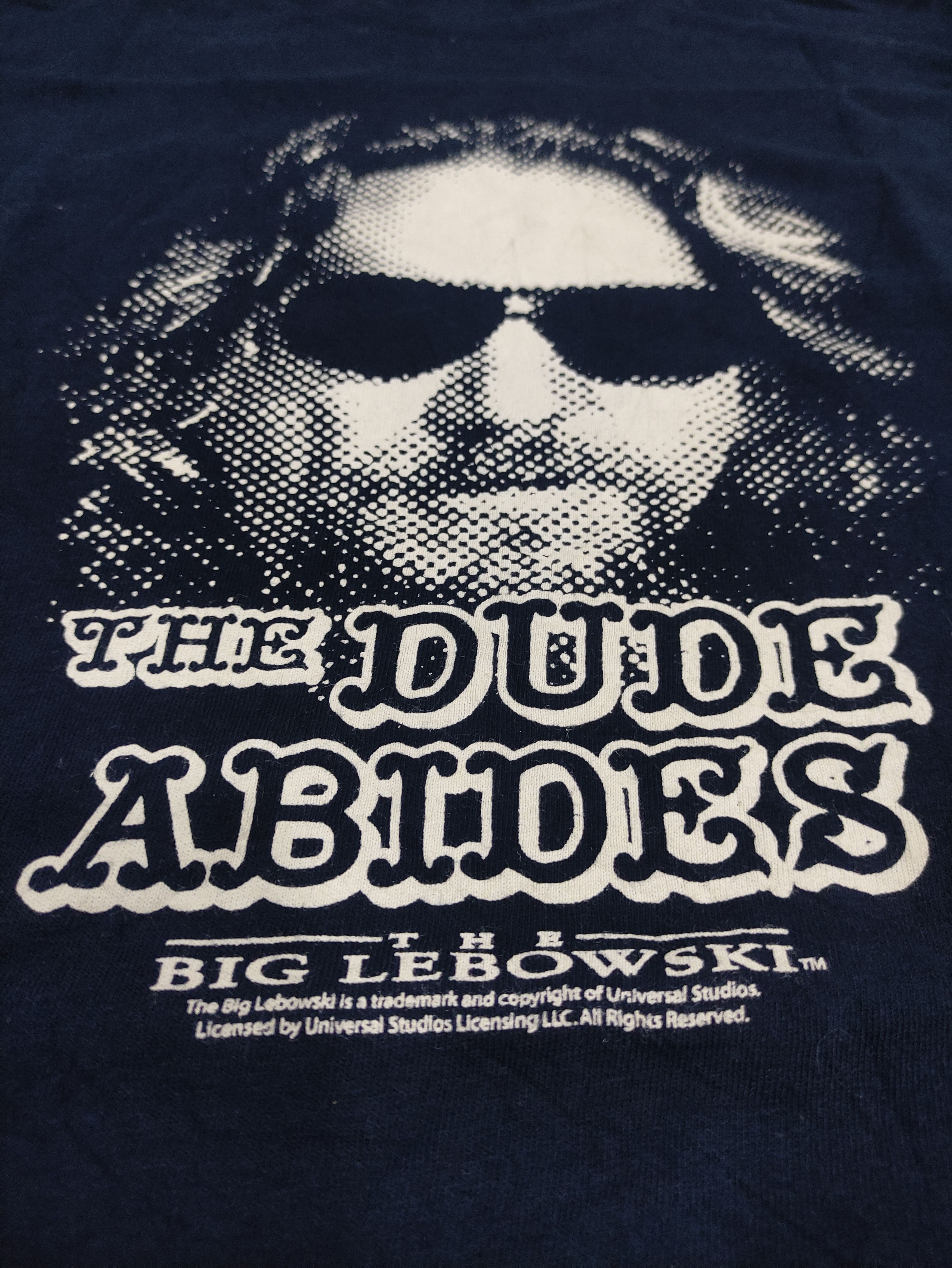 Universal Studios Vintage The Big Lebowski Dude Abides Movie Promo Shirt Size US L / EU 52-54 / 3 - 2 Thumbnail