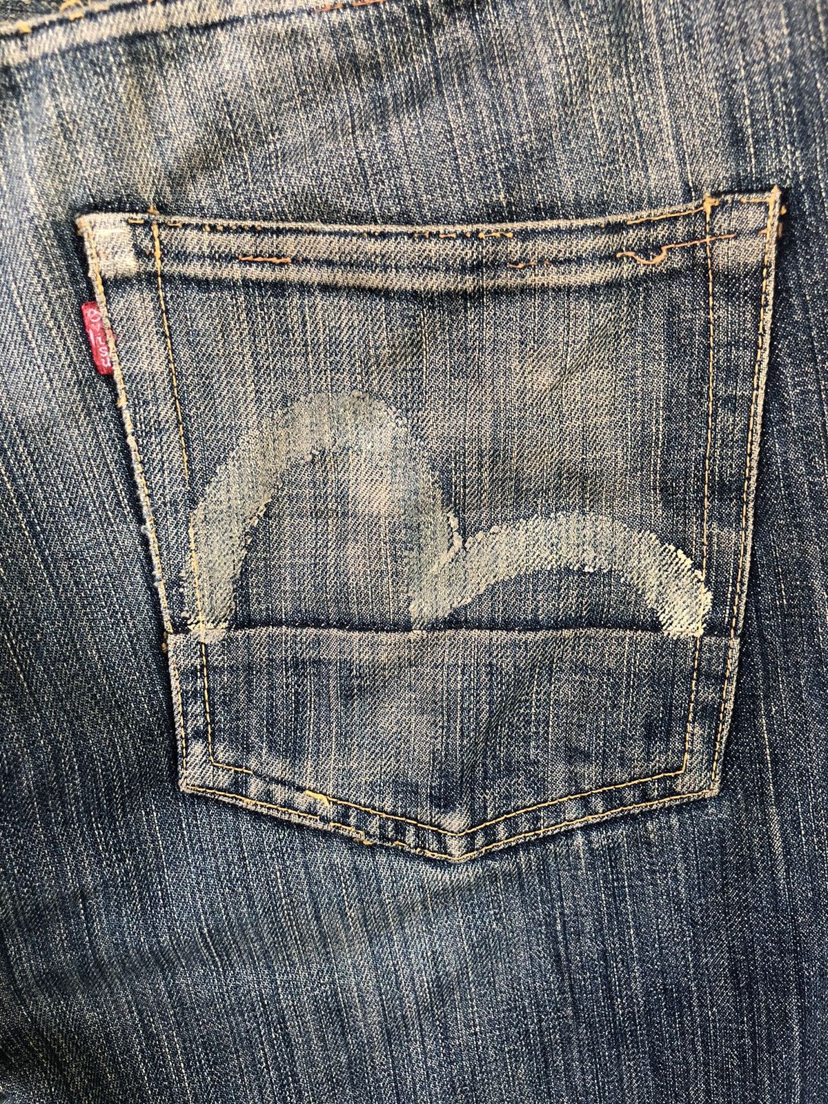 Evisu GRAIL🔥ICONIC 90s Evisu No 3 Daicock ™️ Logo Denim Size US 32 / EU 48 - 9 Thumbnail