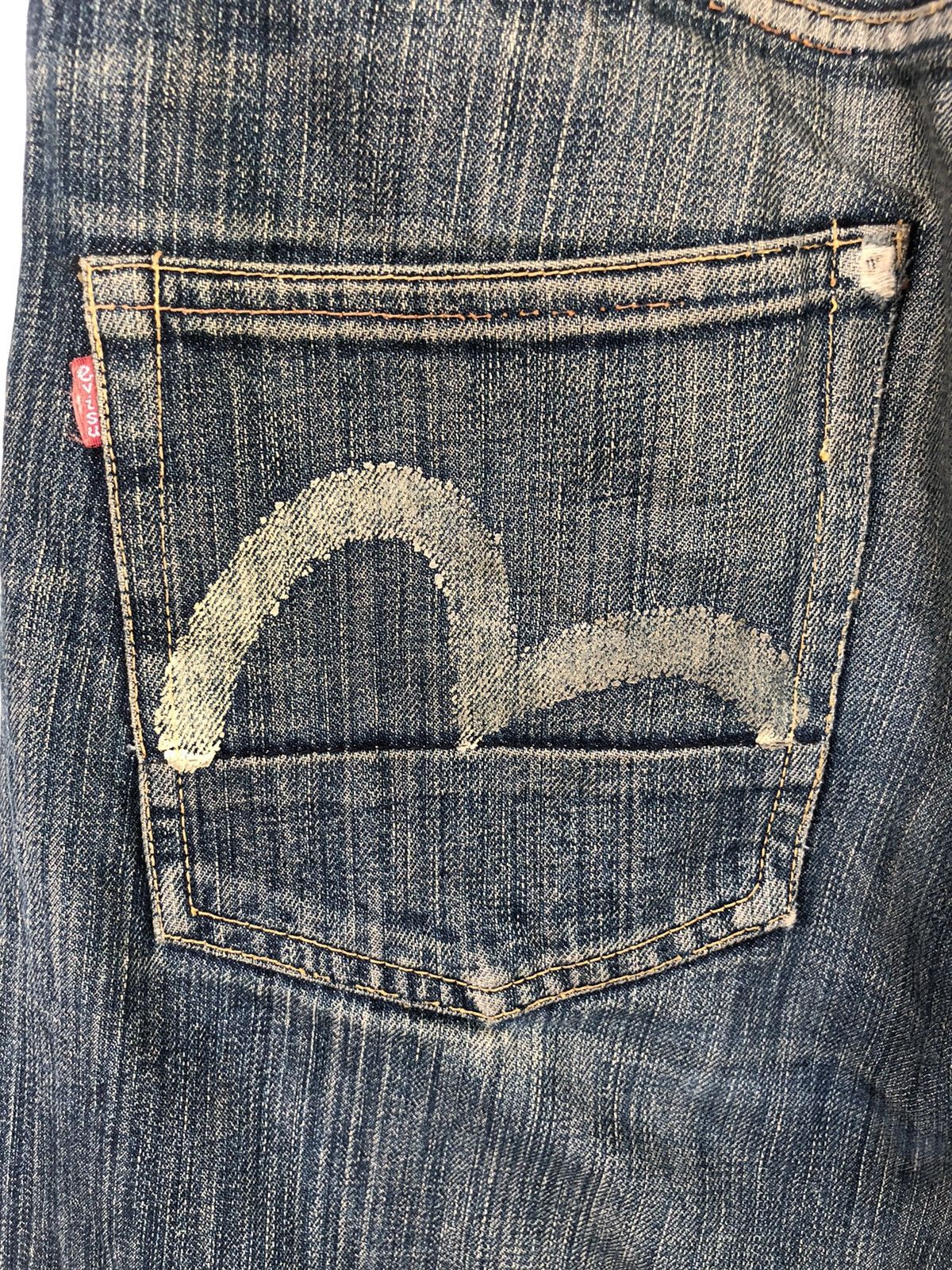 Evisu GRAIL🔥ICONIC 90s Evisu No 3 Daicock ™️ Logo Denim Size US 32 / EU 48 - 8 Thumbnail