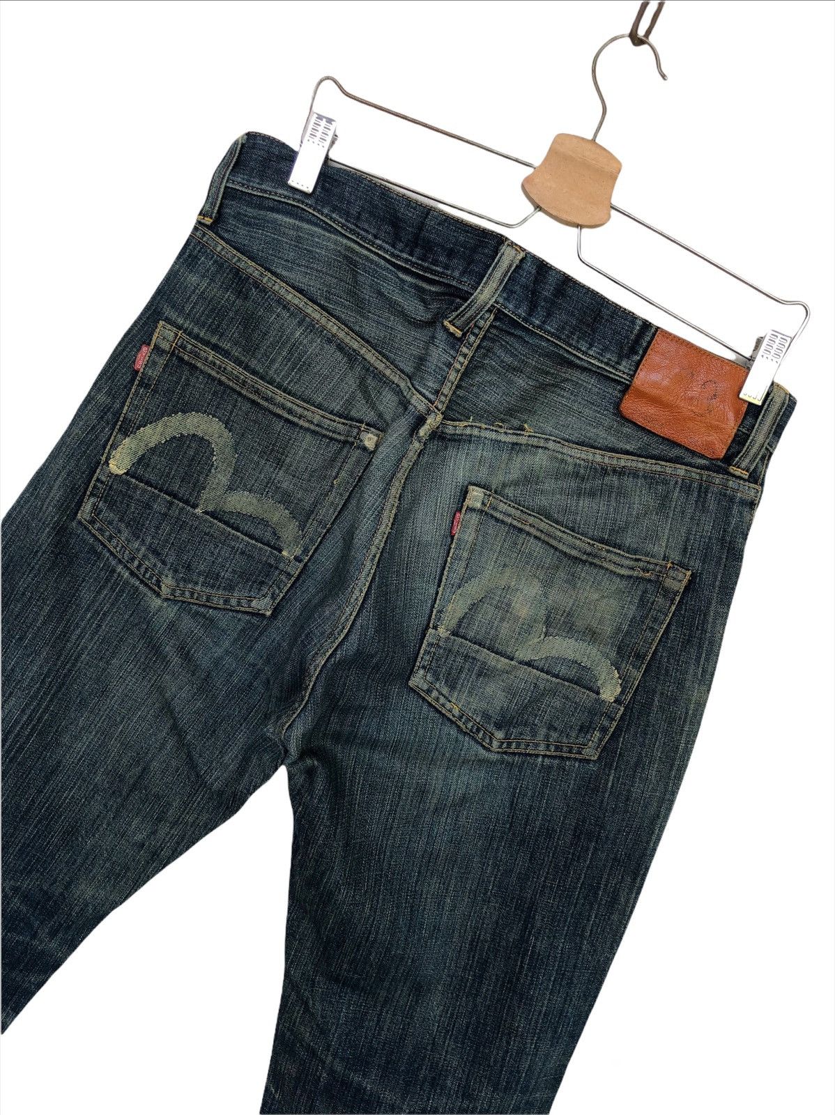 Evisu GRAIL🔥ICONIC 90s Evisu No 3 Daicock ™️ Logo Denim Size US 32 / EU 48 - 3 Thumbnail