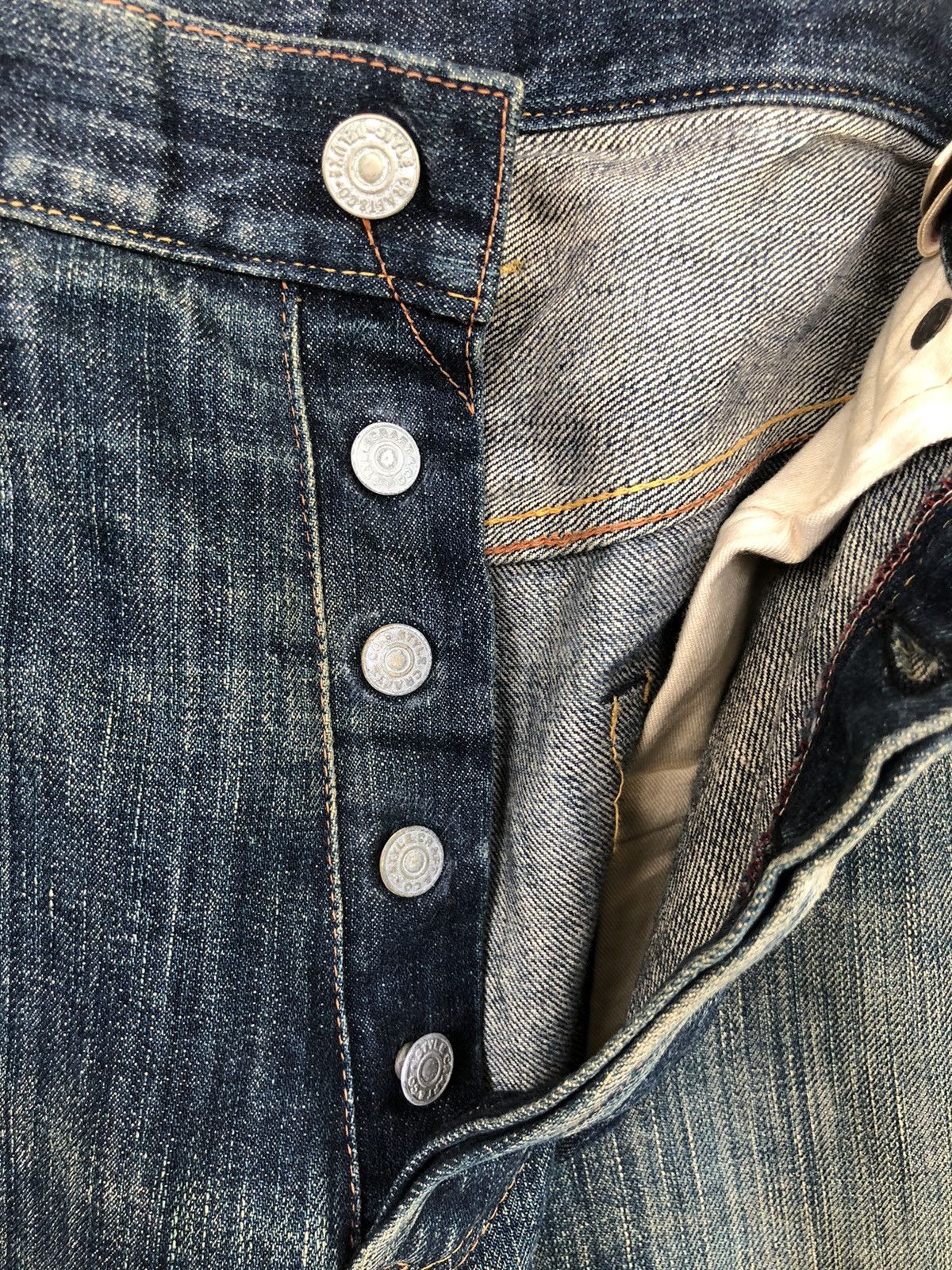 Evisu GRAIL🔥ICONIC 90s Evisu No 3 Daicock ™️ Logo Denim Size US 32 / EU 48 - 6 Thumbnail