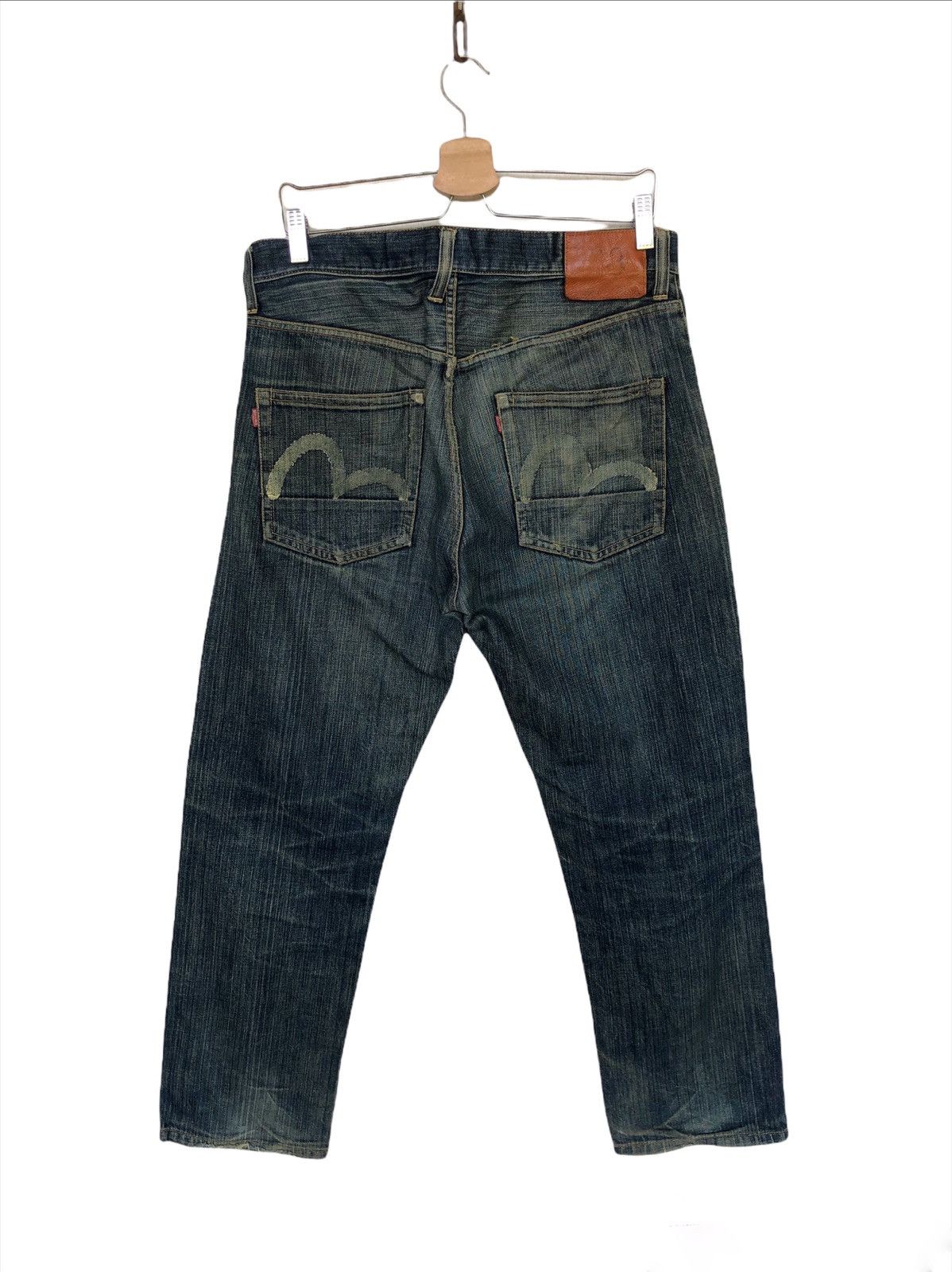 Evisu GRAIL🔥ICONIC 90s Evisu No 3 Daicock ™️ Logo Denim Size US 32 / EU 48 - 2 Thumbnail
