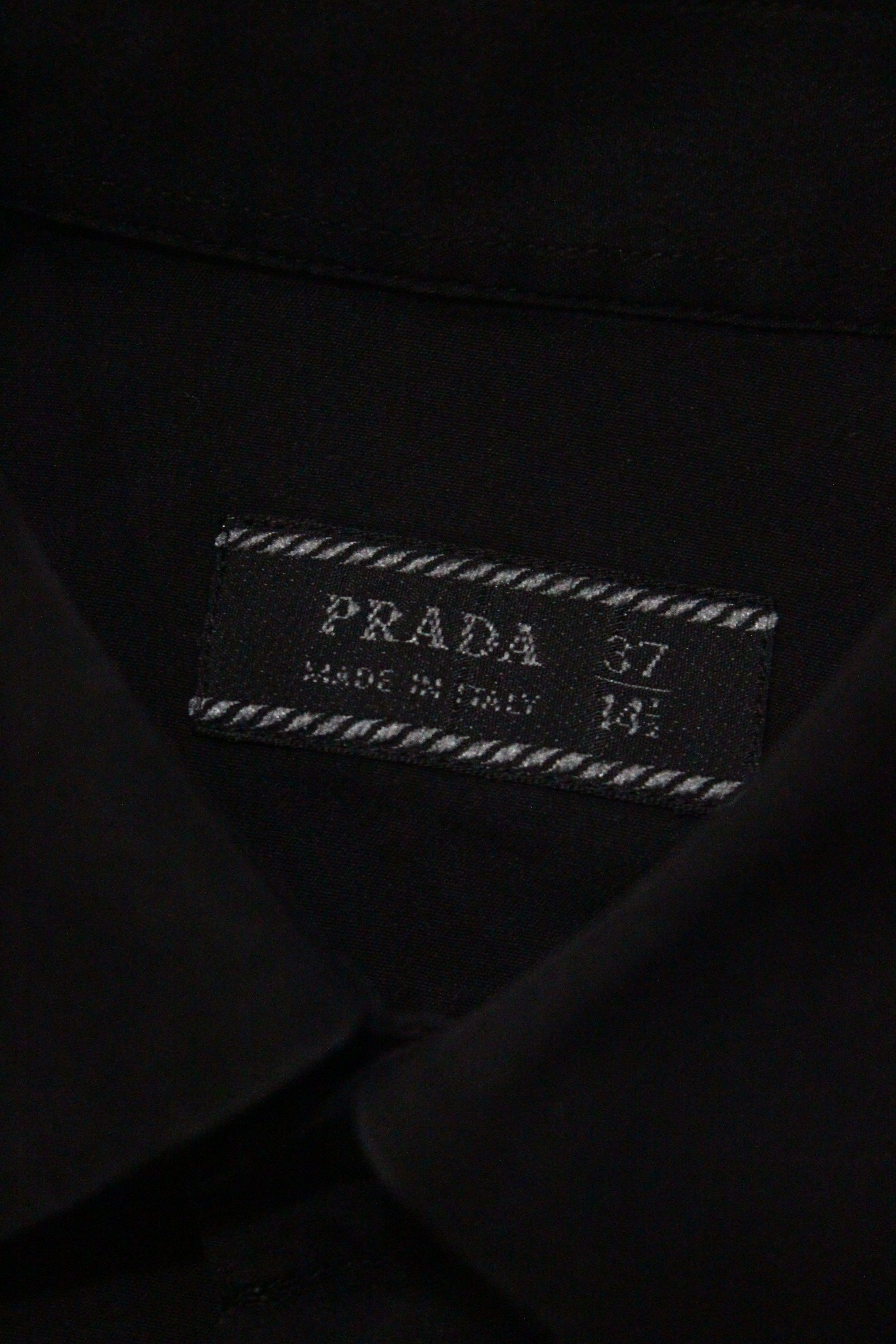 Prada Prada Shirt Black Size US S / EU 44-46 / 1 - 5 Thumbnail
