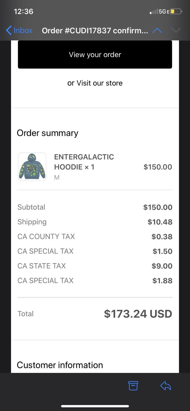 Cactus Plant Flea Market Entergalatic Hoodie Size US M / EU 48-50 / 2 - 4 Thumbnail