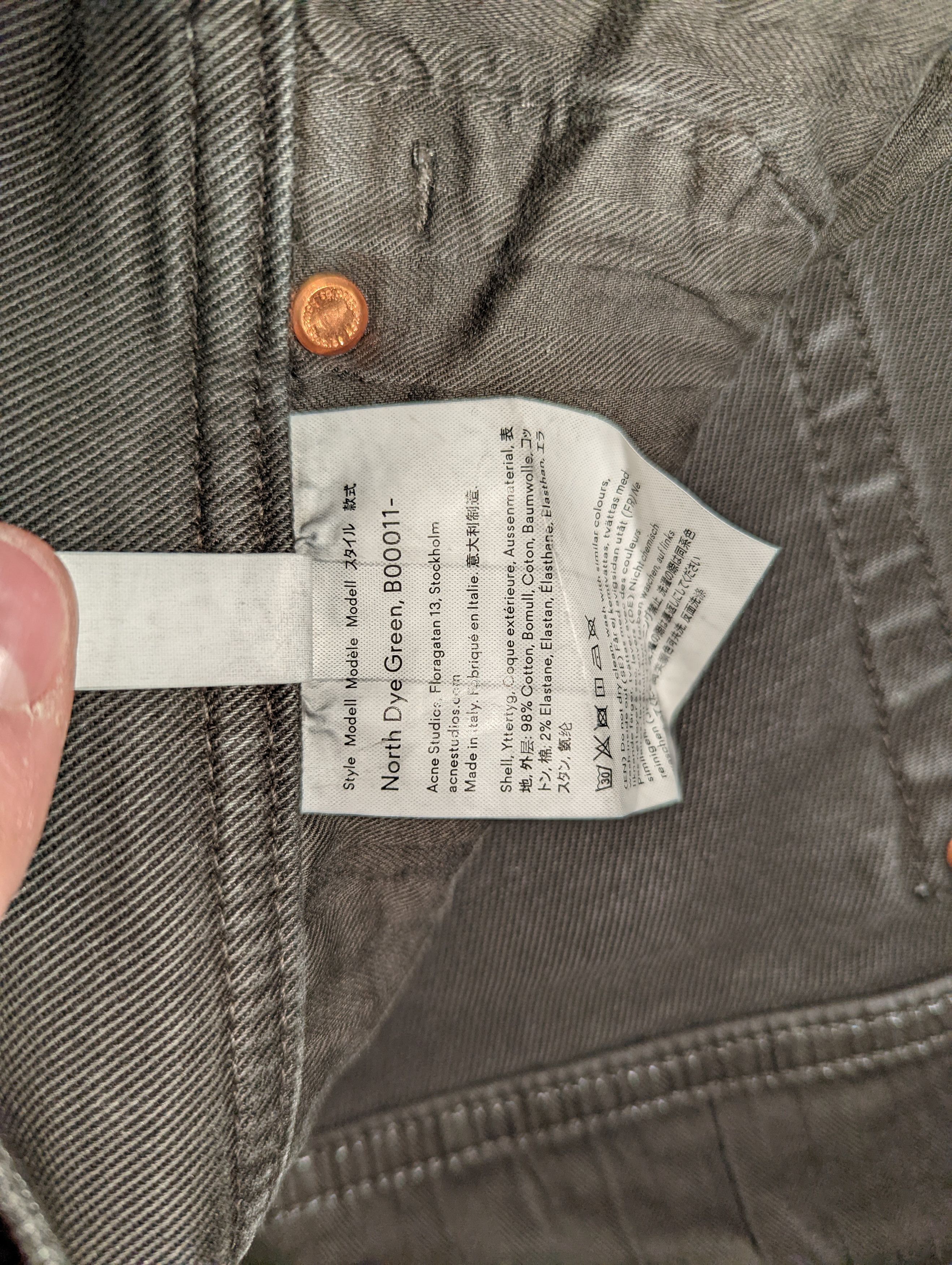 Acne Studios North Dye Denim Size US 32 / EU 48 - 4 Thumbnail