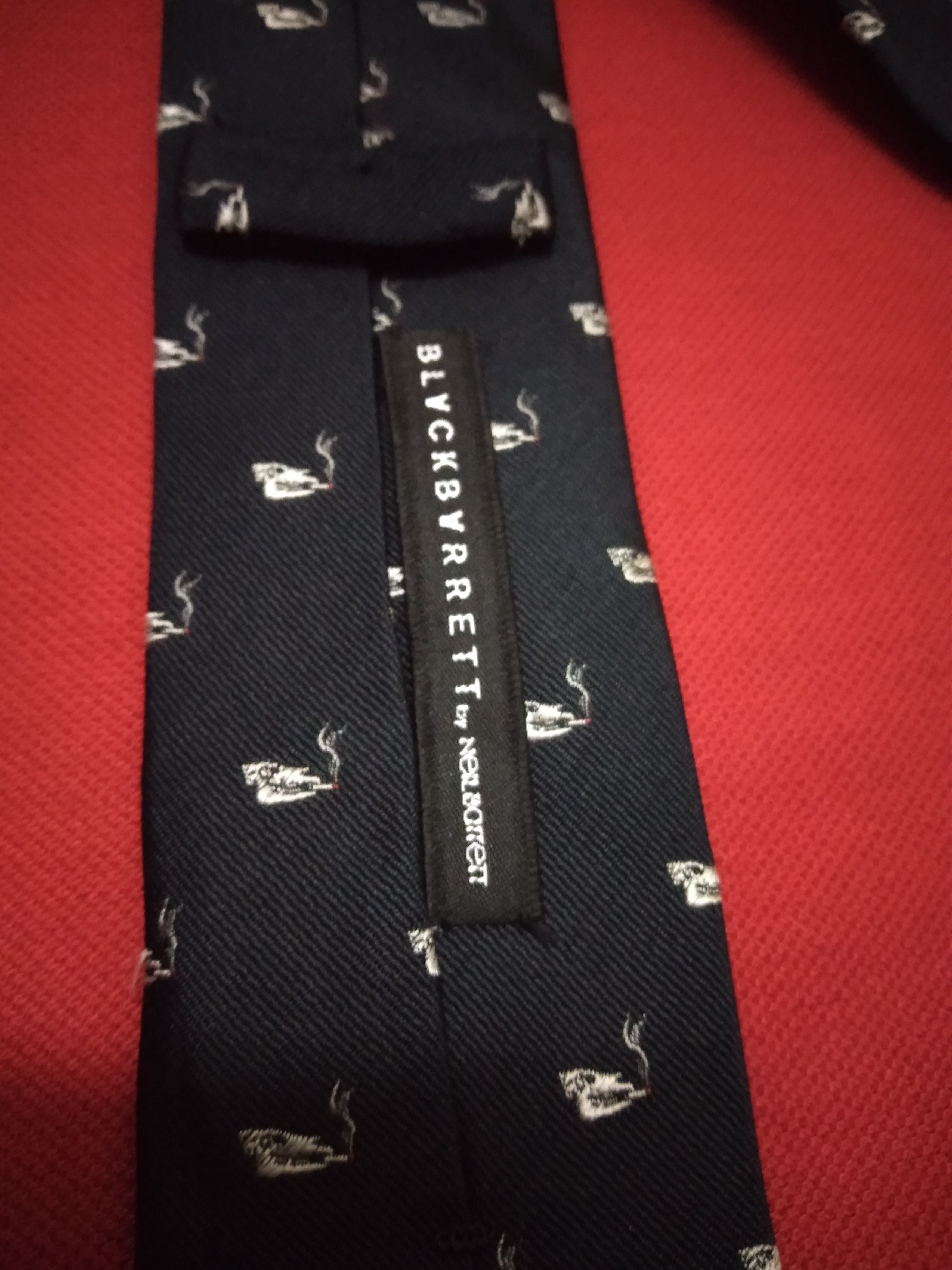 Neil Barrett Silk Neck tie Size ONE SIZE - 4 Thumbnail