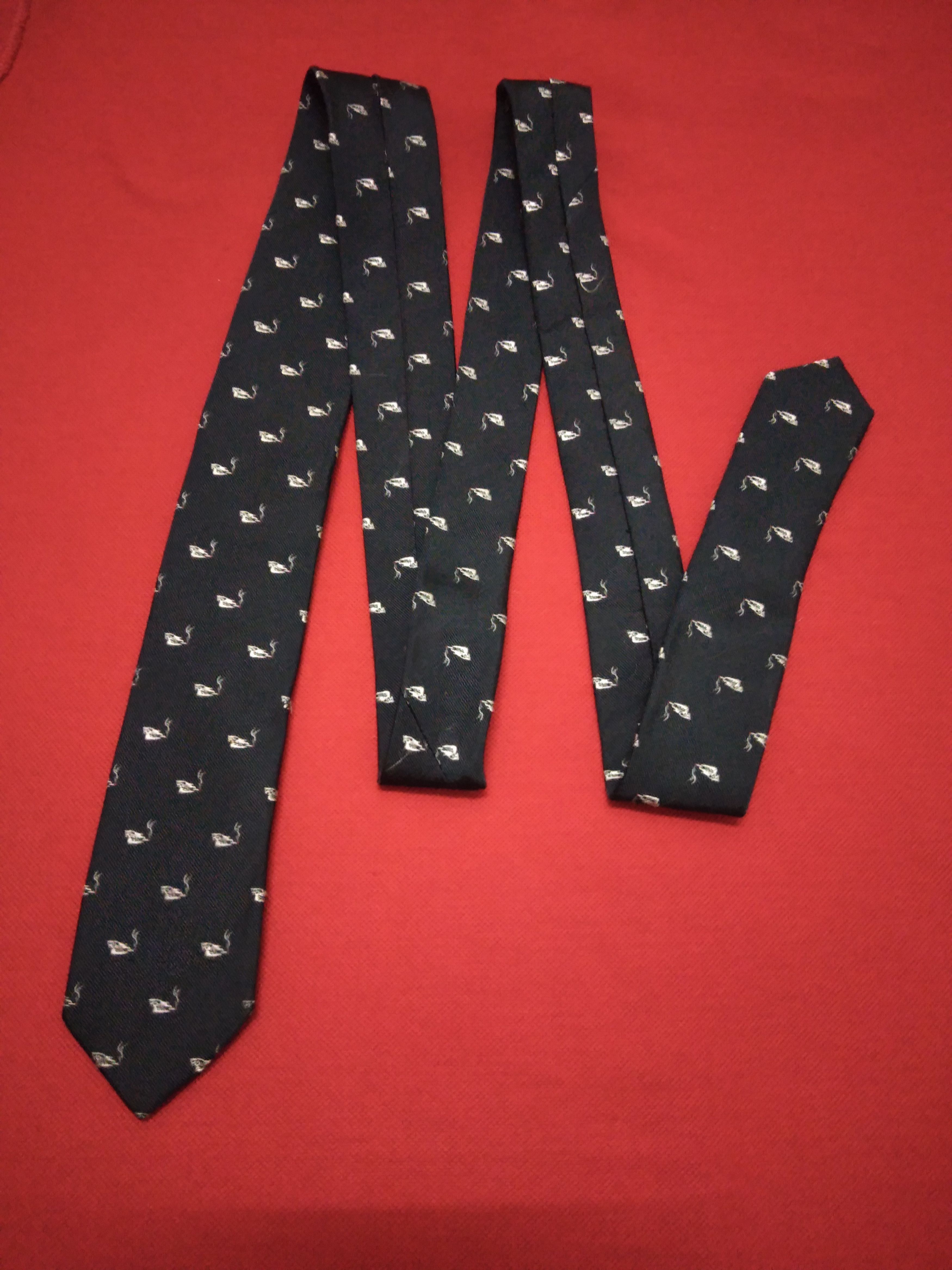 Neil Barrett Silk Neck tie Size ONE SIZE - 2 Thumbnail