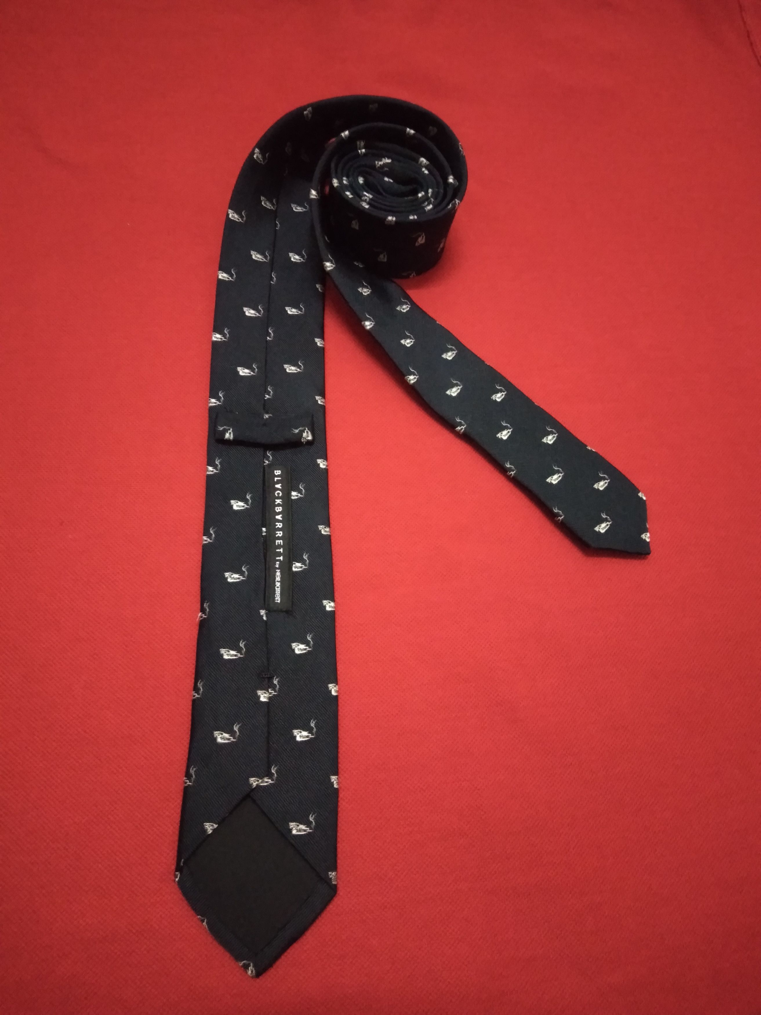 Neil Barrett Silk Neck tie Size ONE SIZE - 1 Thumbnail