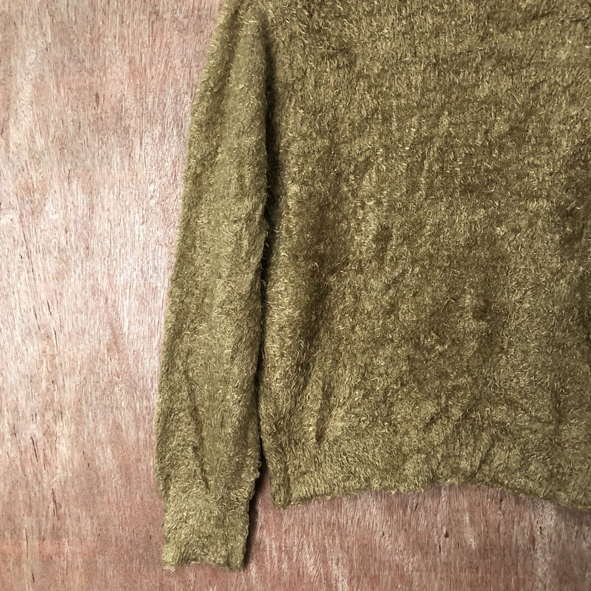 Vintage GU Brown Shag Shaggy Fur Mohair Knitwear #6469 Size S / US 4 / IT 40 - 11 Thumbnail