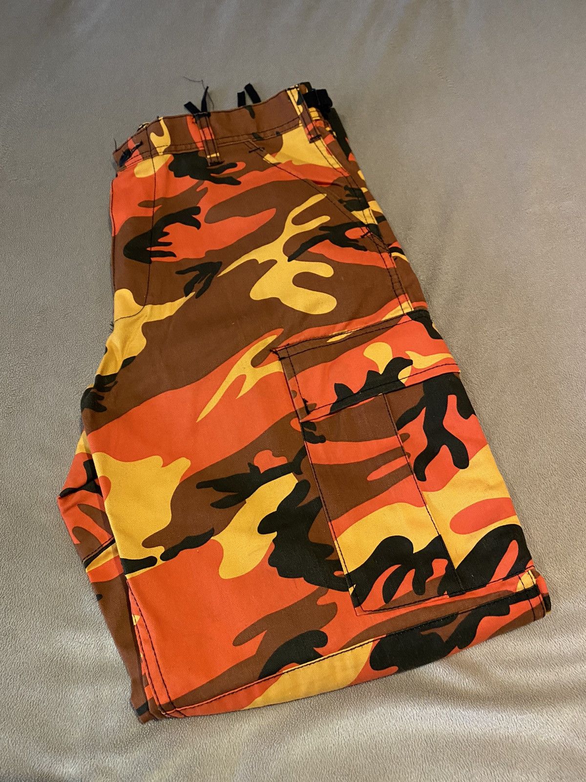 Other Camo Orange cargo pants Size US 27 - 2 Thumbnail