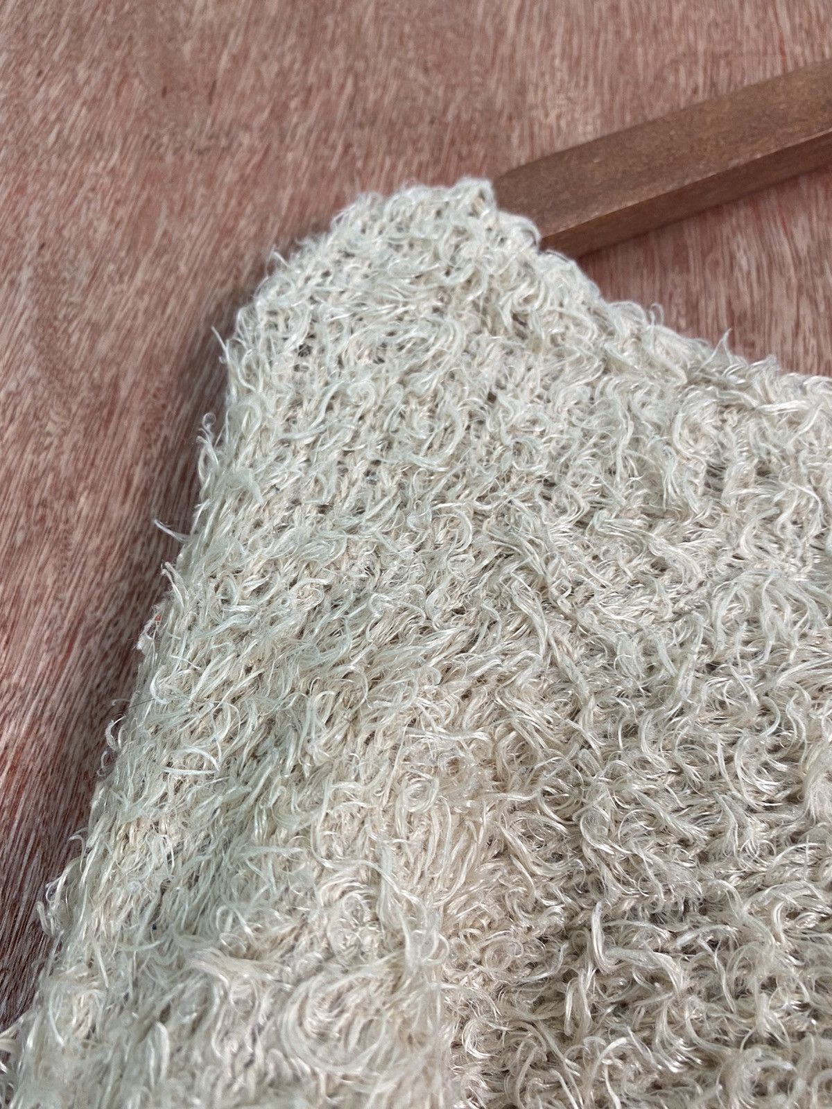 Homespun Knitwear × Japanese Brand DL Ingni Brown cardigan Shaggy Fur Mohair Knitwear #B618 Size M / US 6-8 / IT 42-44 - 5 Thumbnail