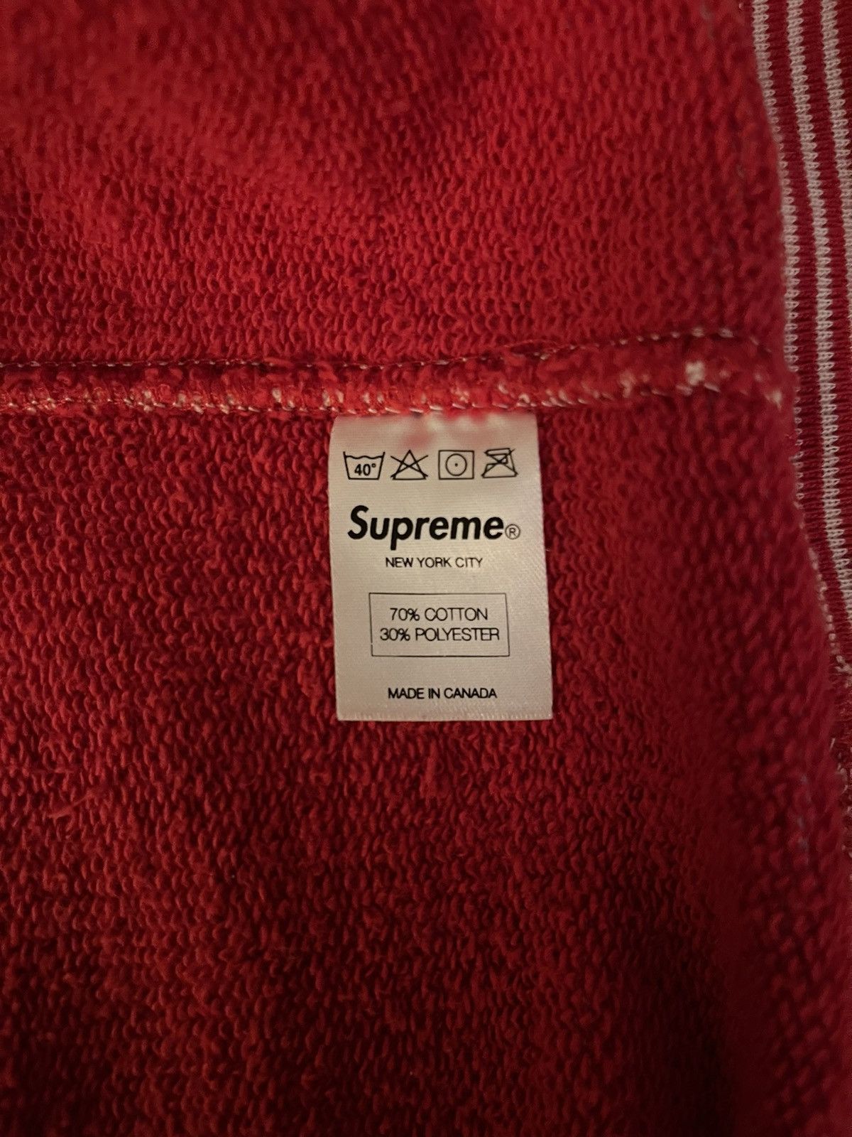Supreme 2009 Supreme Horizontal Stripes Zip Up Hooded Sweatshirt Size US L / EU 52-54 / 3 - 5 Thumbnail