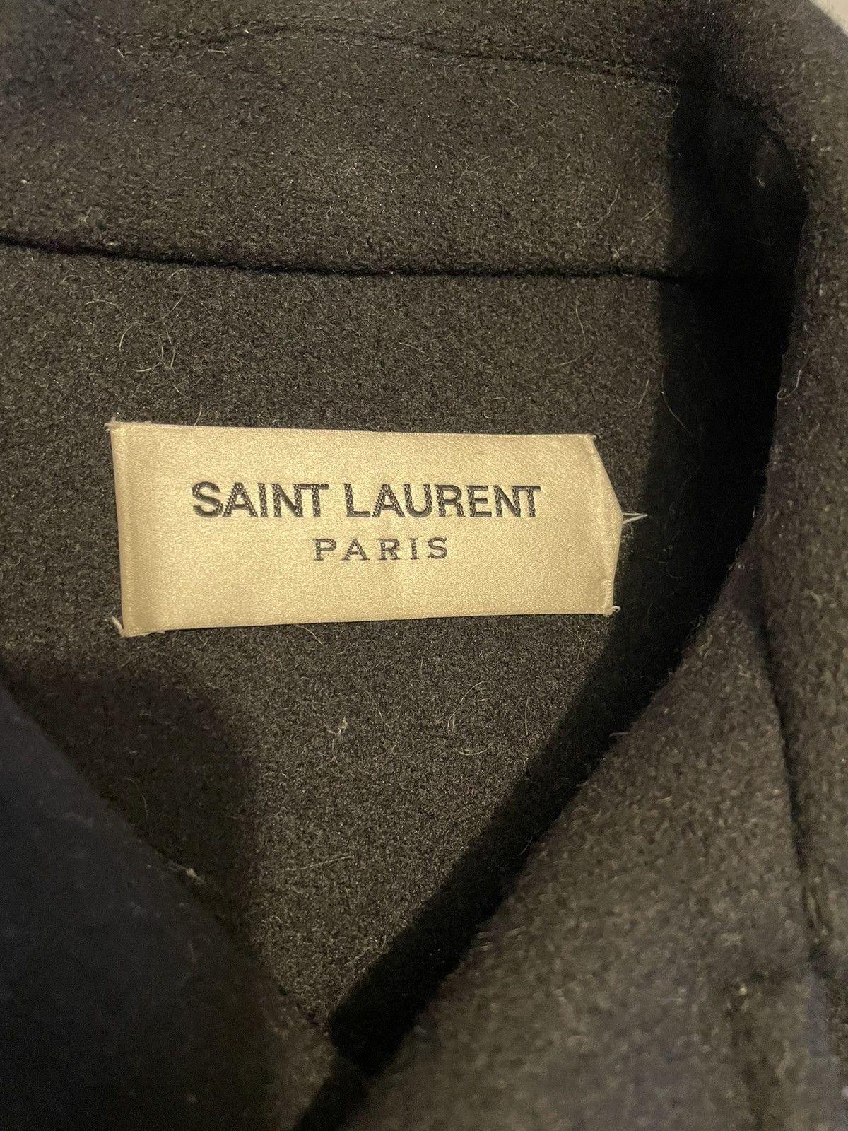 Hedi Slimane × Saint Laurent Paris Saint Laurent FW14 Wool Peacoat Size S / US 4 / IT 40 - 5 Thumbnail