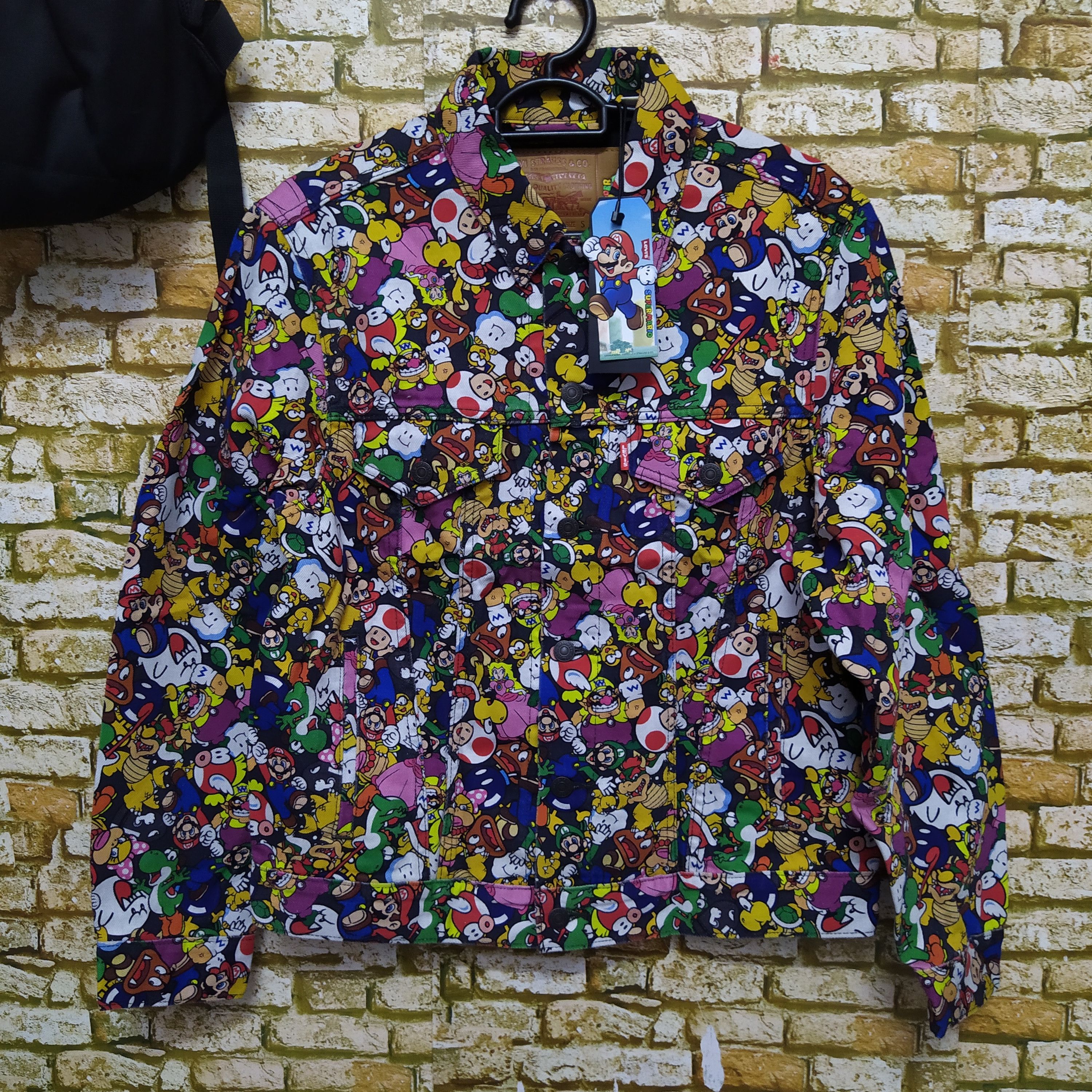 Cartoon Network × Levi's × Nintendo LEVIS x NINTENDO x MARIO BIG E DENIM JACKET (D573) Size US S / EU 44-46 / 1 - 1 Thumbnail
