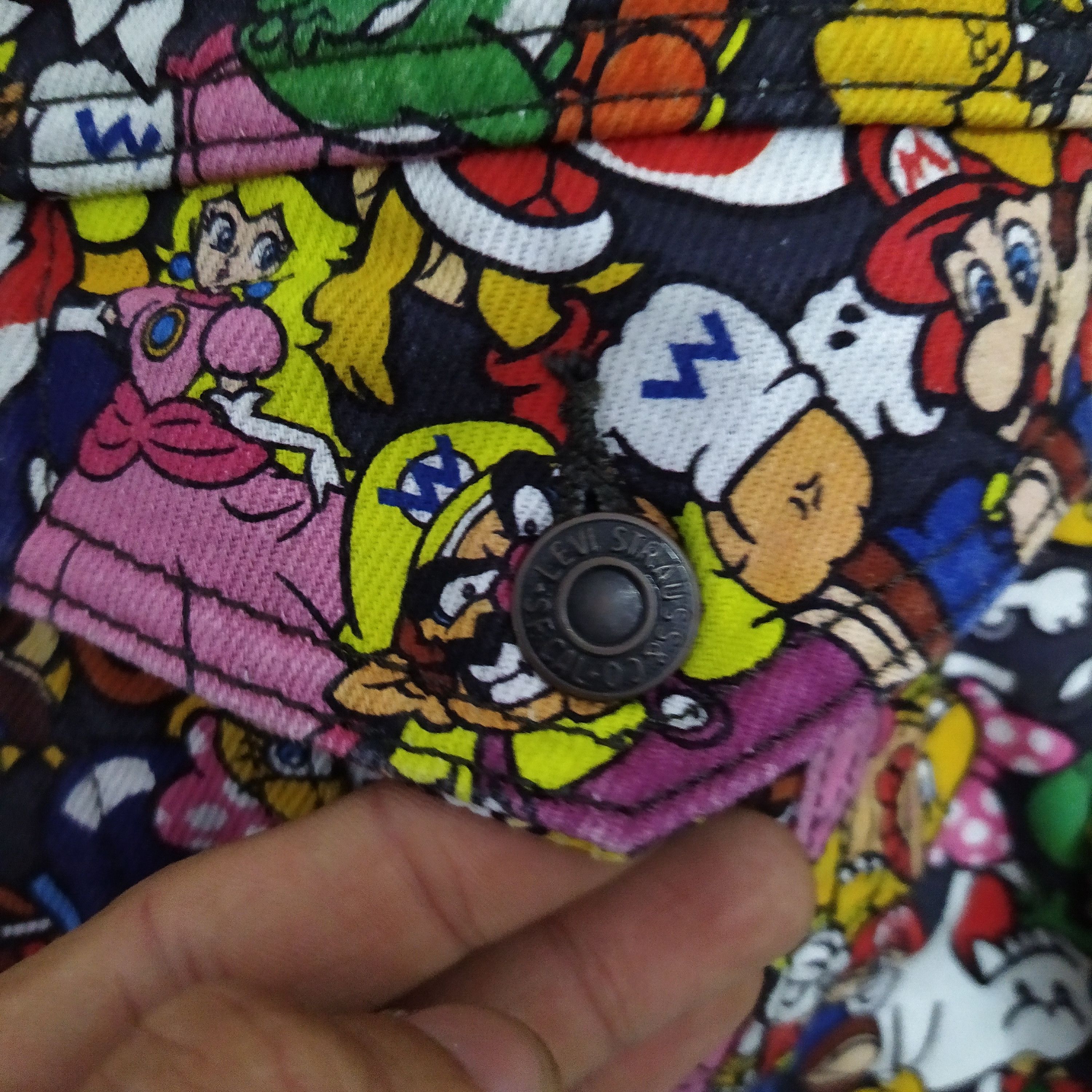 Cartoon Network × Levi's × Nintendo LEVIS x NINTENDO x MARIO BIG E DENIM JACKET (D573) Size US S / EU 44-46 / 1 - 4 Thumbnail