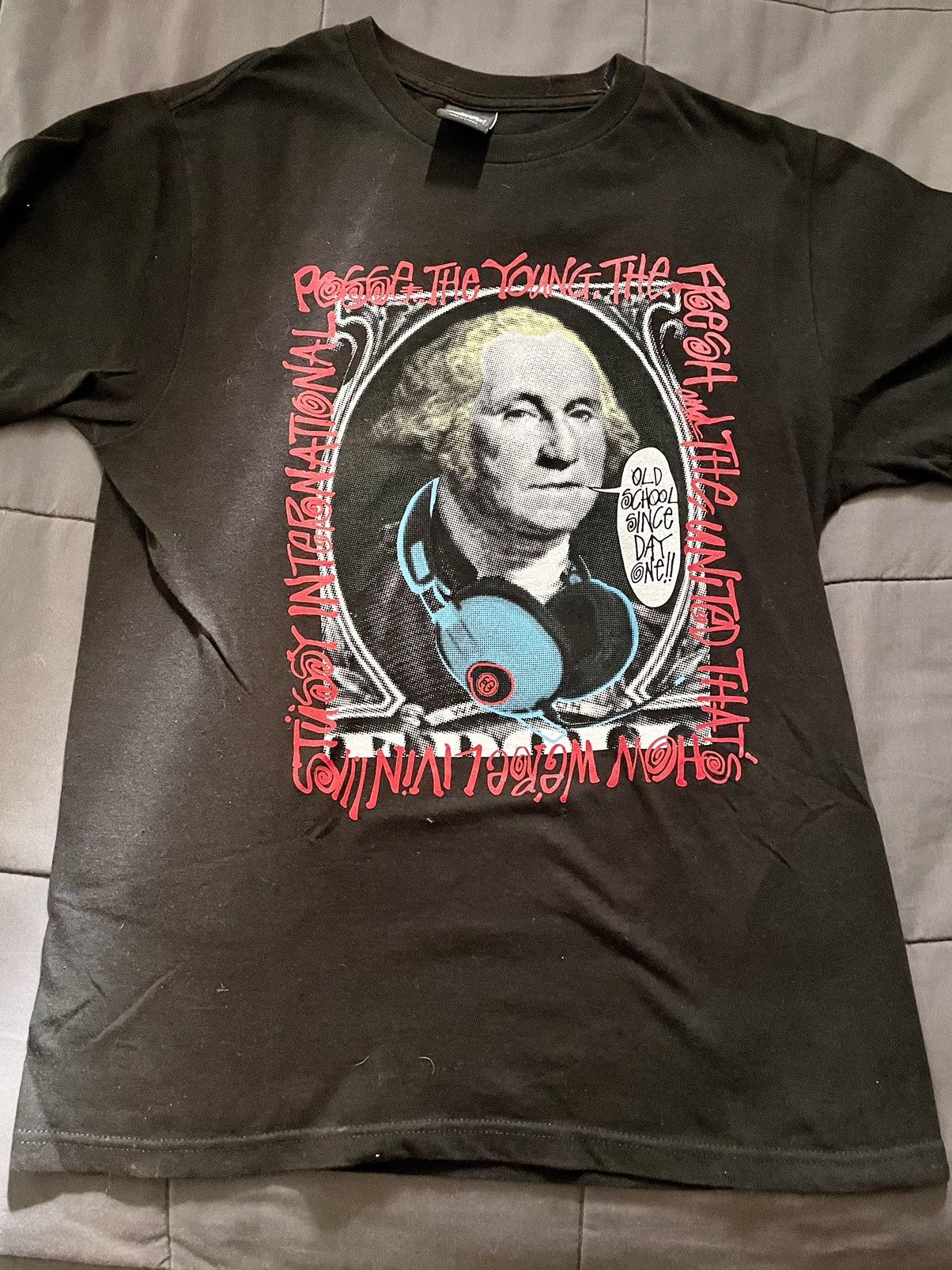 Stussy × Vintage Stussy Vintage George Washington Tee | Grailed 