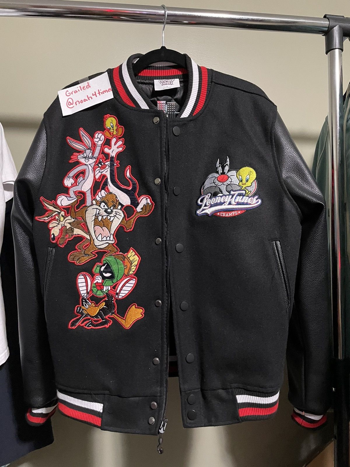 90s Looney Tunes Varsity Jacket – Shoptwistedvintage