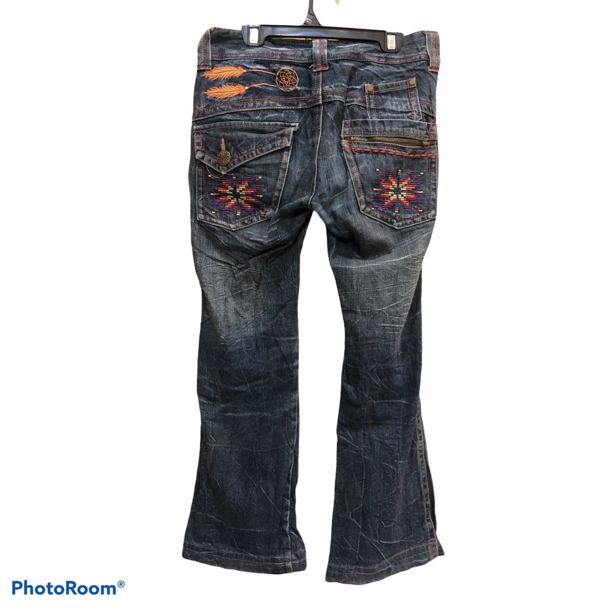 Antik Denim × Seditionaries Embroidery denim unbranded Navajo style size 30 Size US 30 / EU 46 - 1 Thumbnail