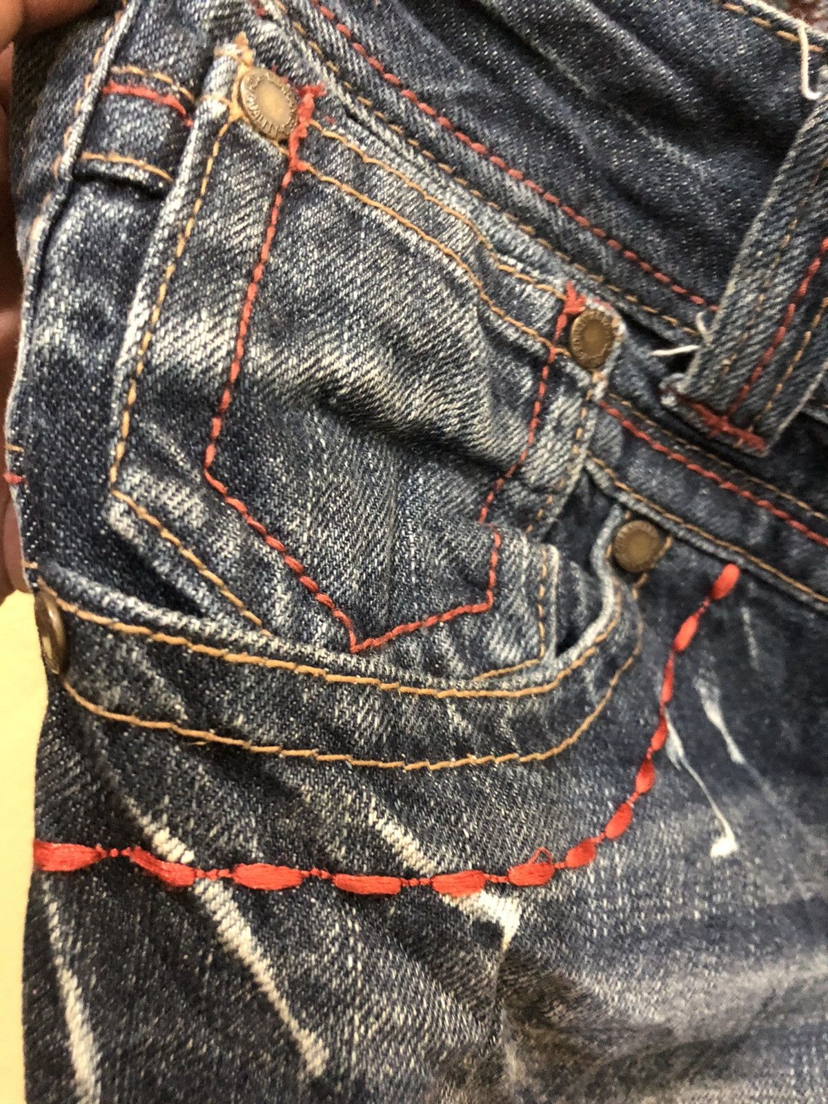 Antik Denim × Seditionaries Embroidery denim unbranded Navajo style size 30 Size US 30 / EU 46 - 7 Thumbnail