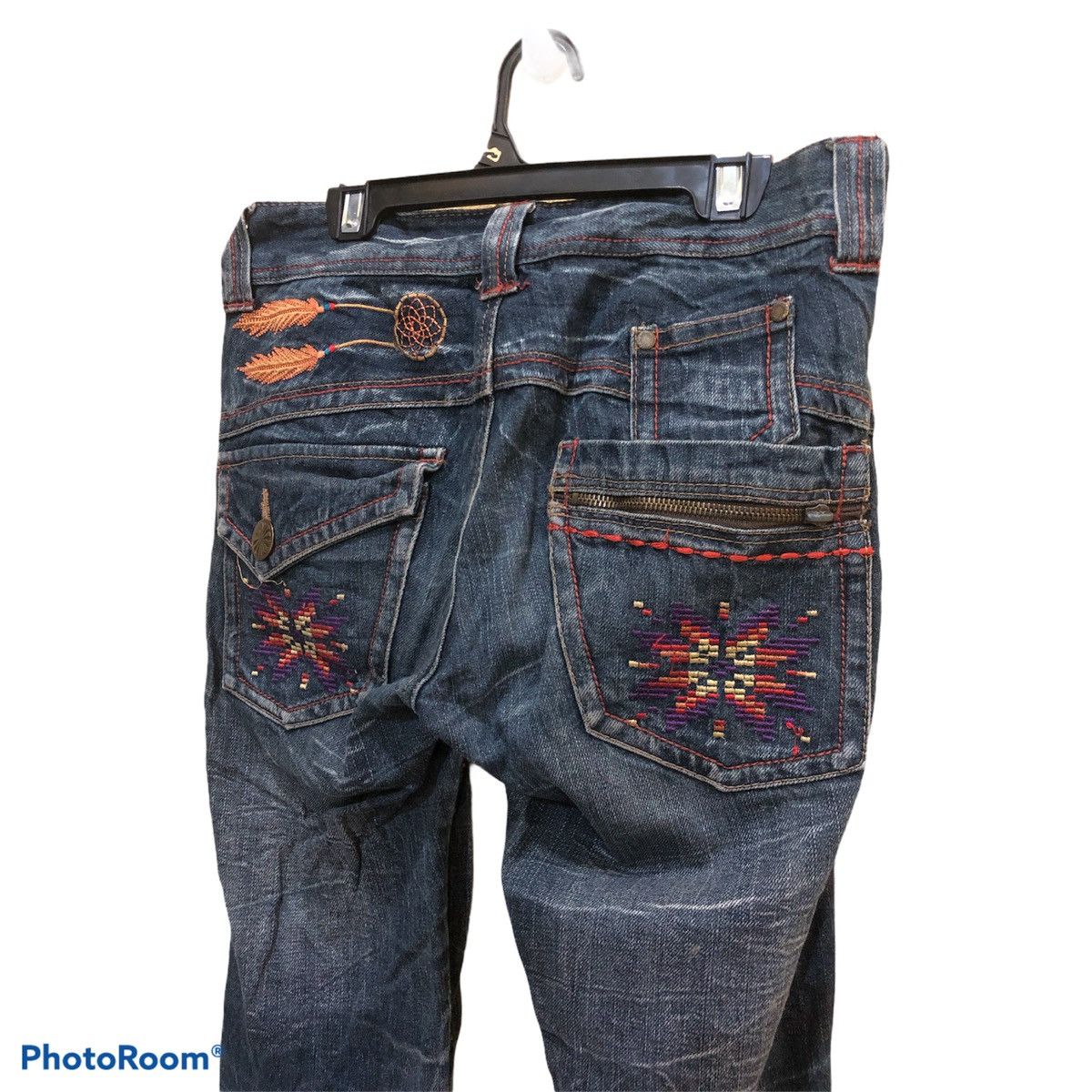 Antik Denim × Seditionaries Embroidery denim unbranded Navajo style size 30 Size US 30 / EU 46 - 2 Thumbnail