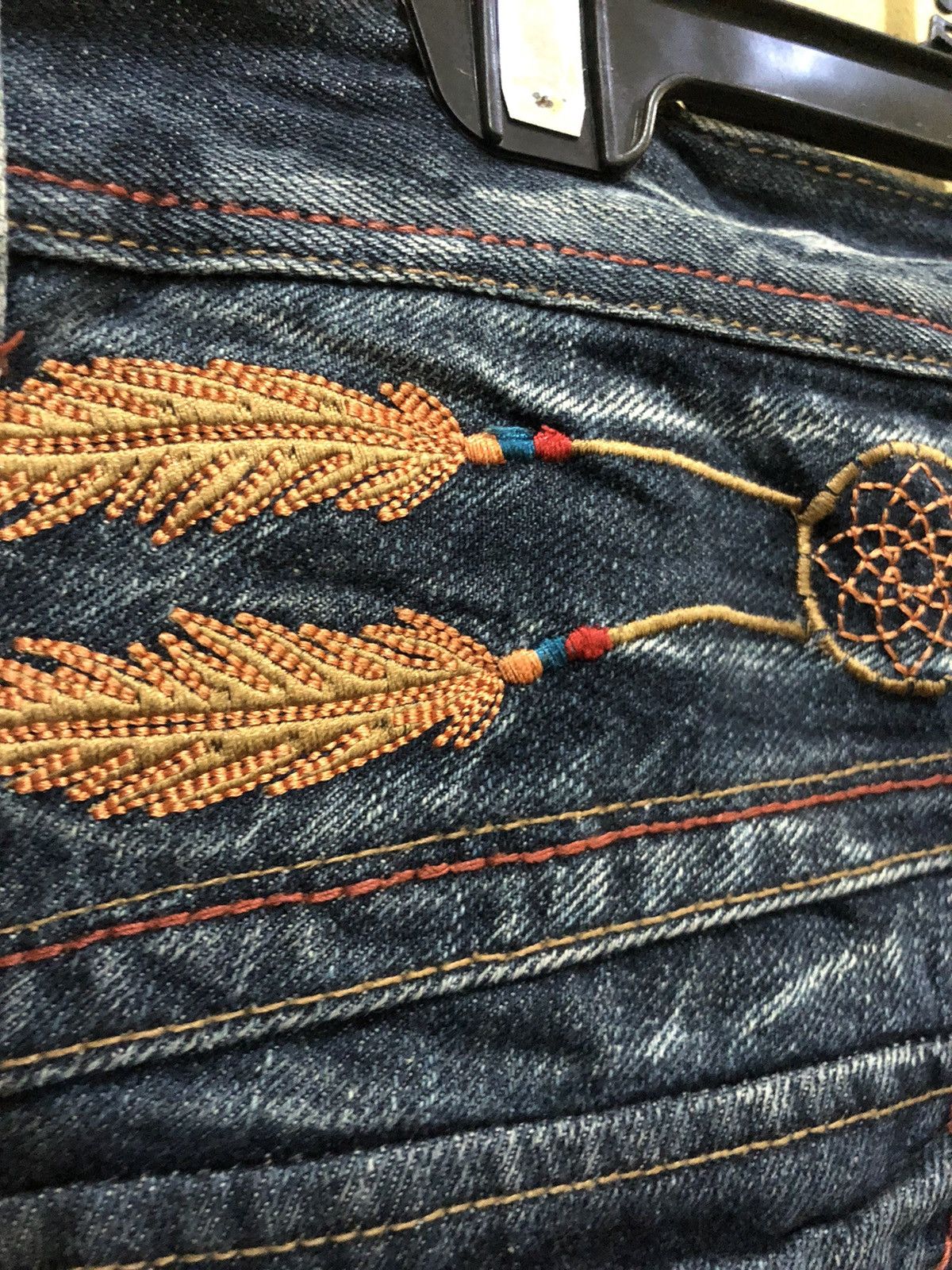 Antik Denim × Seditionaries Embroidery denim unbranded Navajo style size 30 Size US 30 / EU 46 - 6 Thumbnail