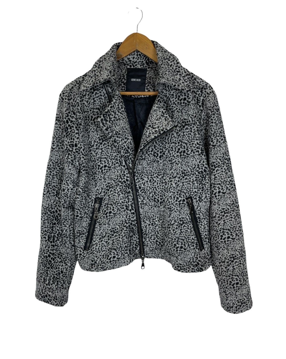 If Six Was Nine 90’s LEOPARD DESIGN CROP JACKET BONDAGE Size US M / EU 48-50 / 2 - 2 Thumbnail