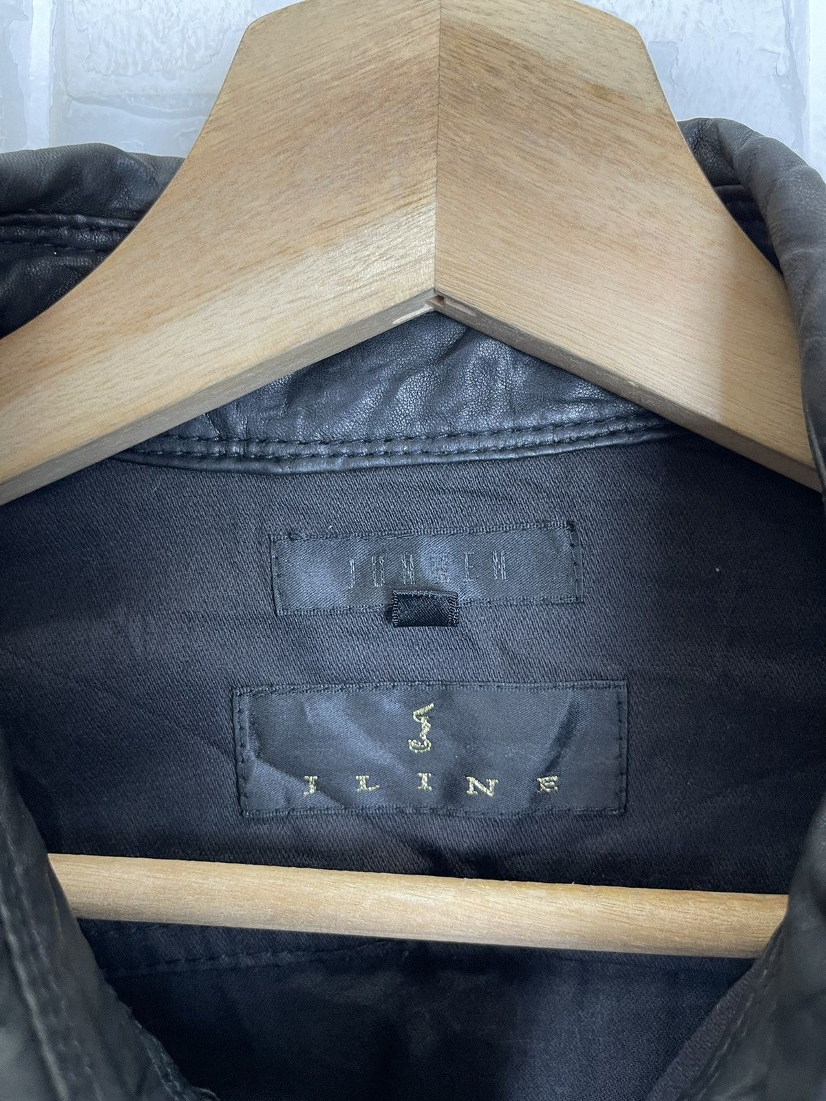 If Six Was Nine × Japanese Brand Japanese Designer Cotton x Leather Collar If Six Was Nine Size US M / EU 48-50 / 2 - 4 Thumbnail