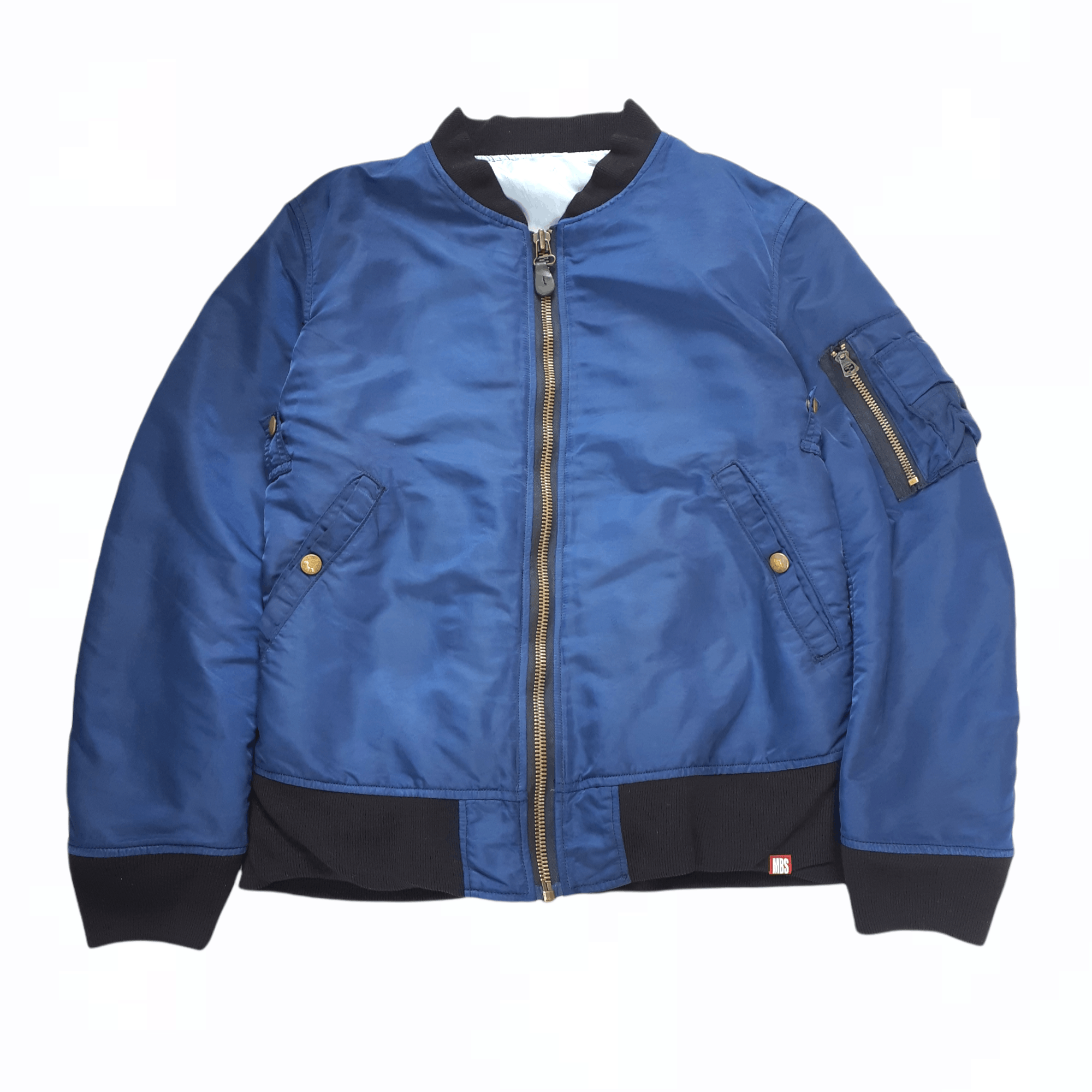 Minotaur Minotaur MBS Japan Indigo MA-1 Bomber Jacket | Grailed