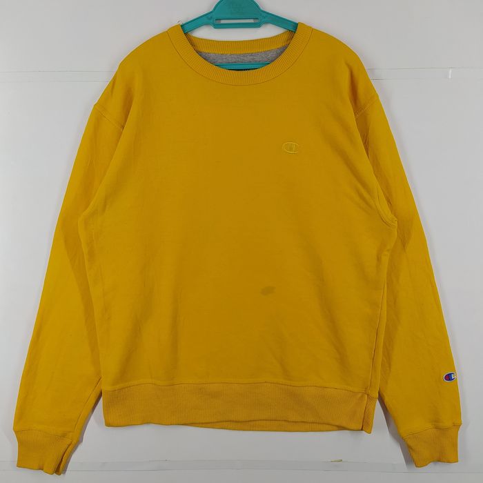 Champion Vintage Champion Made In Honduras Yellow Plain Design | Grailed