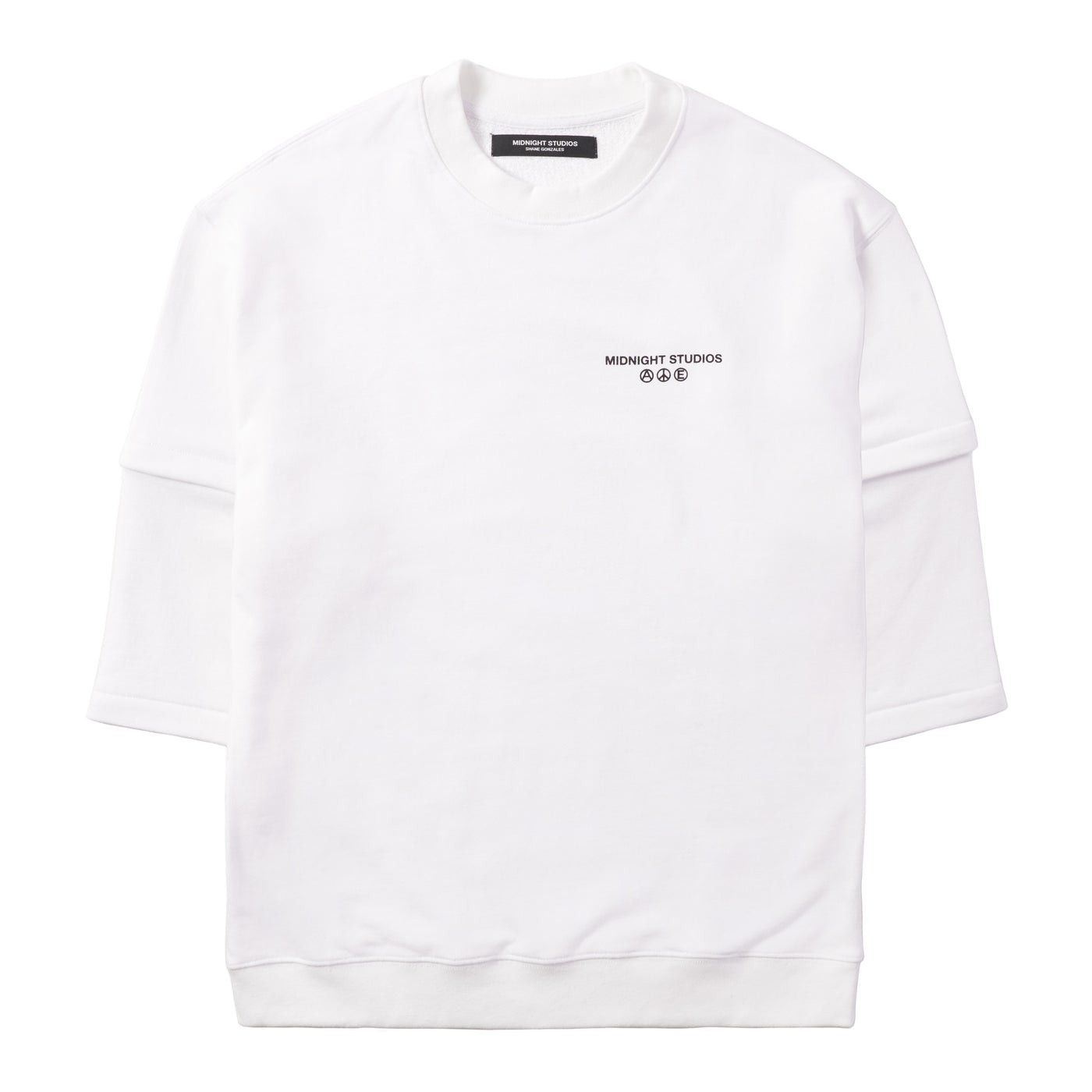 Midnight Studios Midnight Studios Detachable Sleeves Layered Logo Crewneck Size US S / EU 44-46 / 1 - 3 Thumbnail