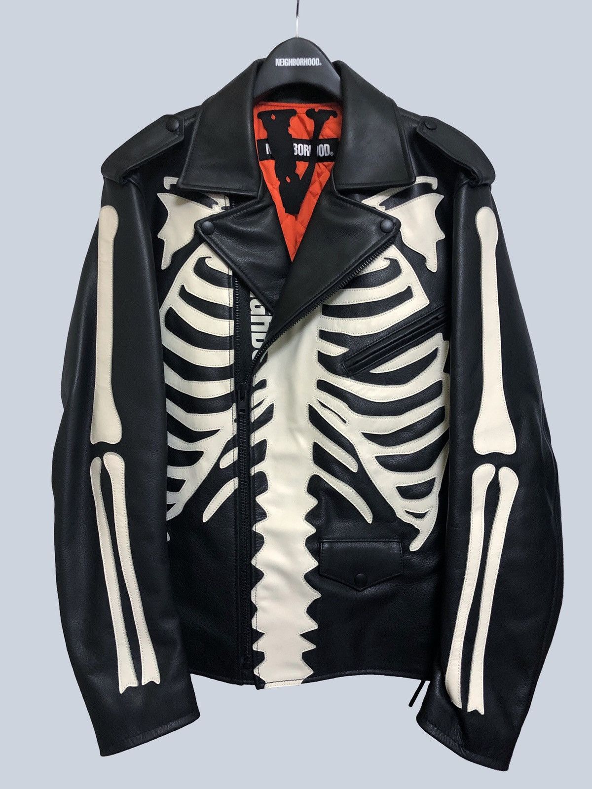 Vlone hotsell skeleton jacket