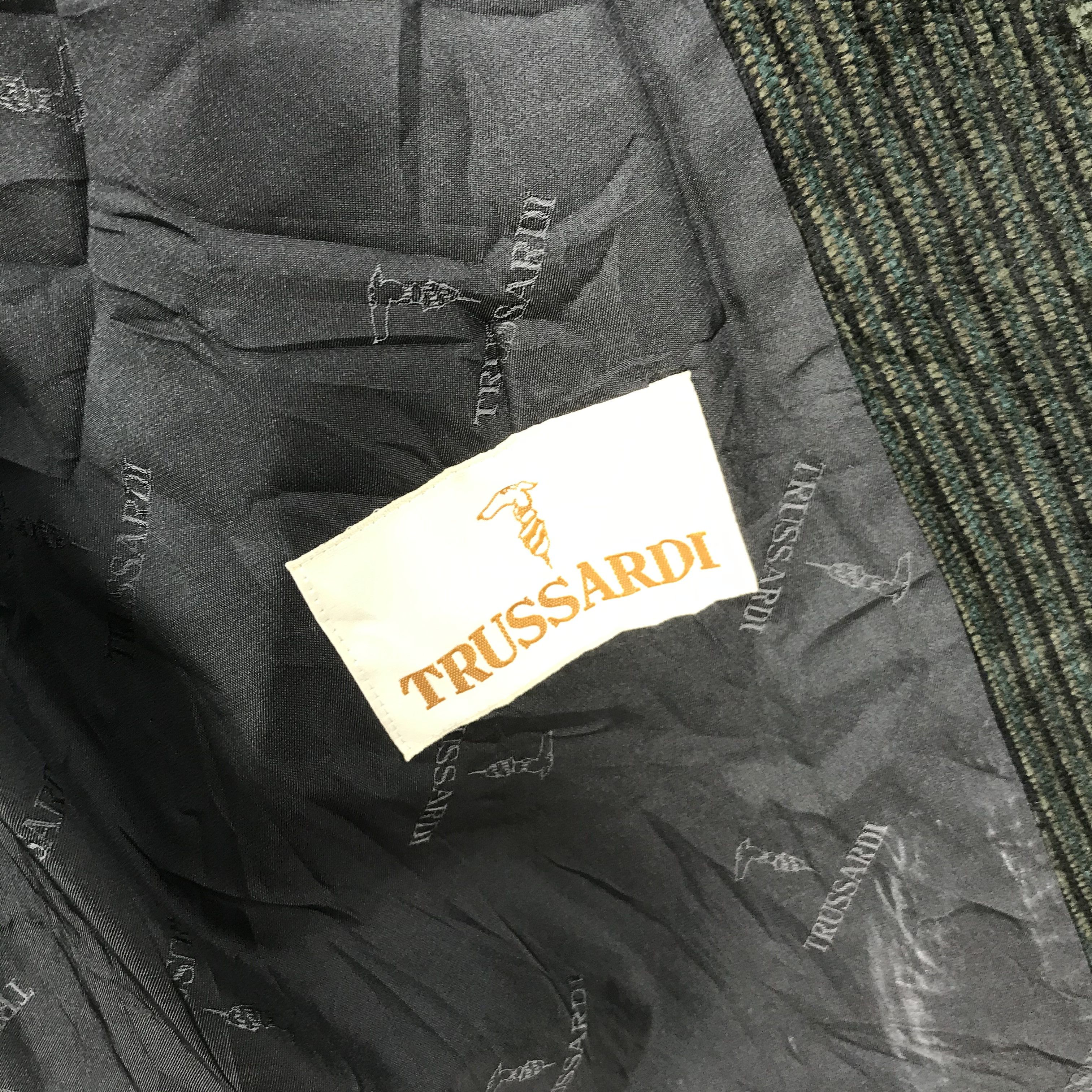 Trussardi × Vintage Trussardi Jacket Coat Courdroy Jacket | FOC50310. Size US M / EU 48-50 / 2 - 6 Thumbnail