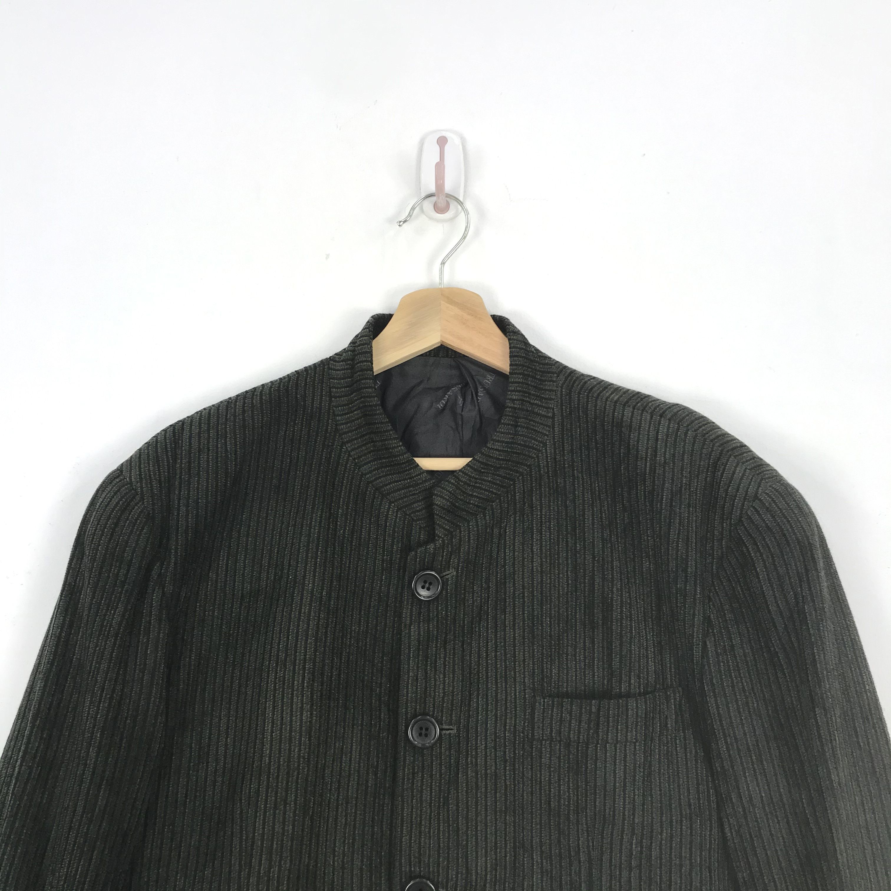Trussardi × Vintage Trussardi Jacket Coat Courdroy Jacket | FOC50310. Size US M / EU 48-50 / 2 - 3 Thumbnail