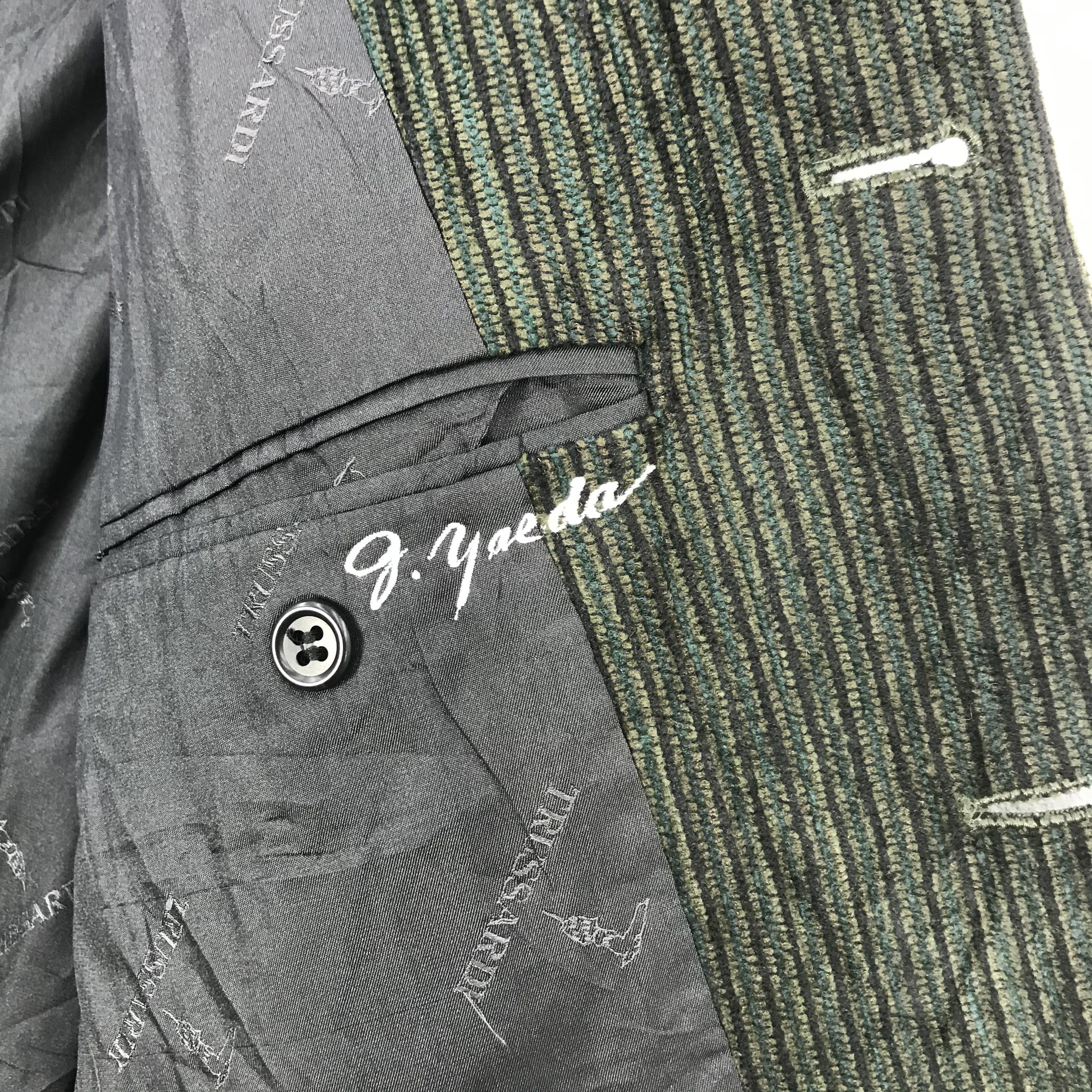 Trussardi × Vintage Trussardi Jacket Coat Courdroy Jacket | FOC50310. Size US M / EU 48-50 / 2 - 7 Thumbnail