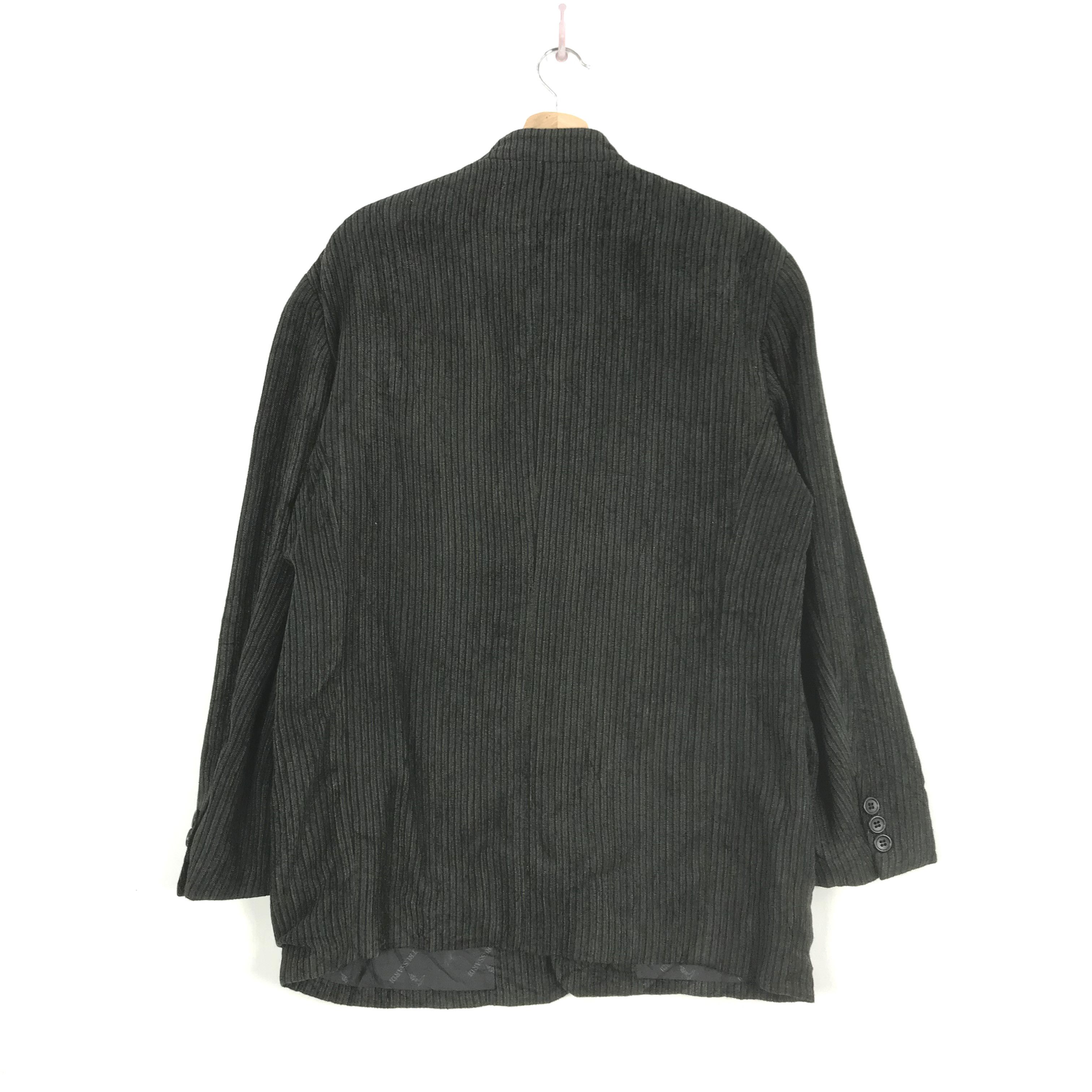 Trussardi × Vintage Trussardi Jacket Coat Courdroy Jacket | FOC50310. Size US M / EU 48-50 / 2 - 2 Thumbnail