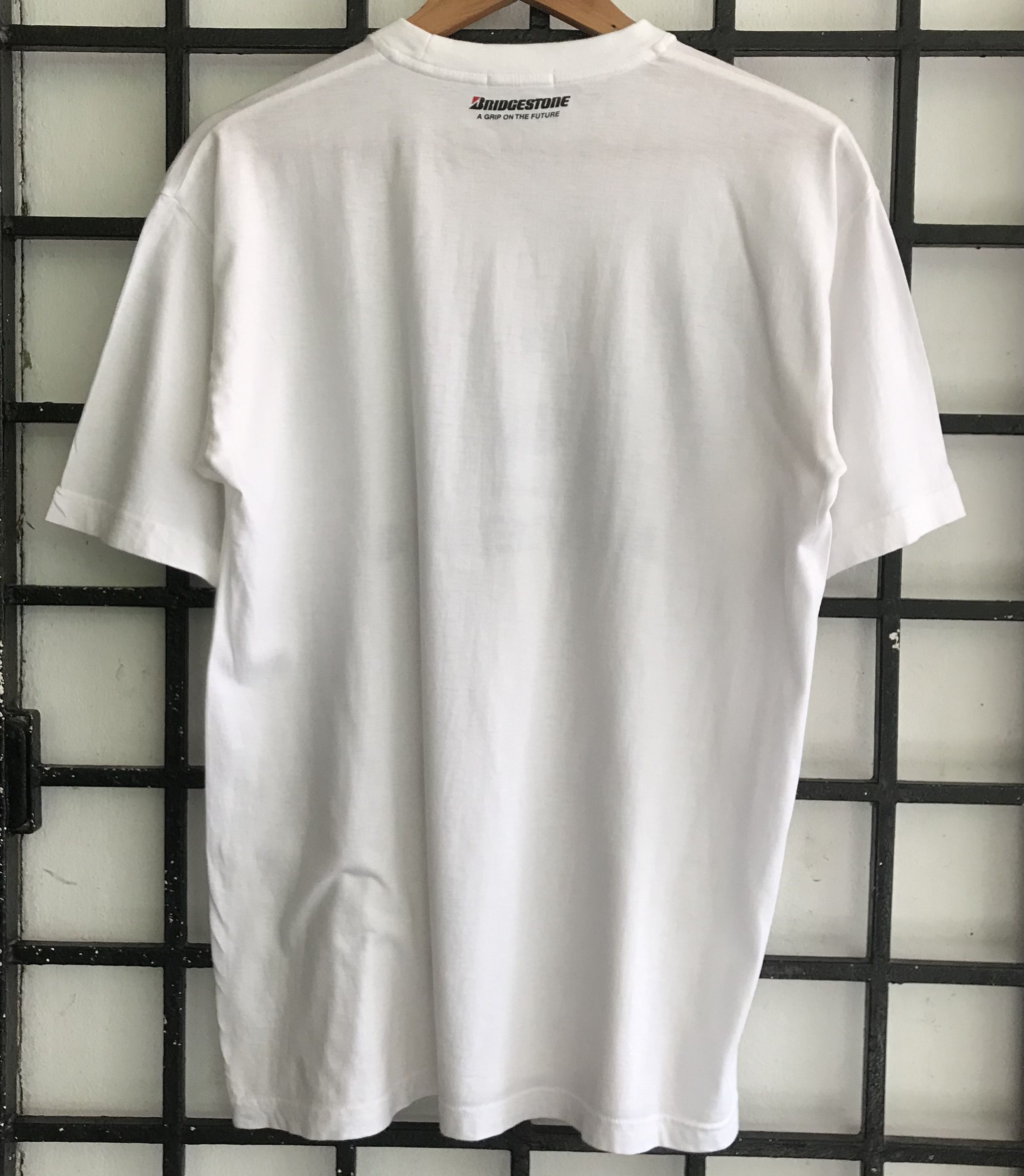 Japanese Brand × Vintage 💣OFFER Vtg POTENZA BRIDGESTONE Ferrari Design T-shirt Size US M / EU 48-50 / 2 - 3 Thumbnail
