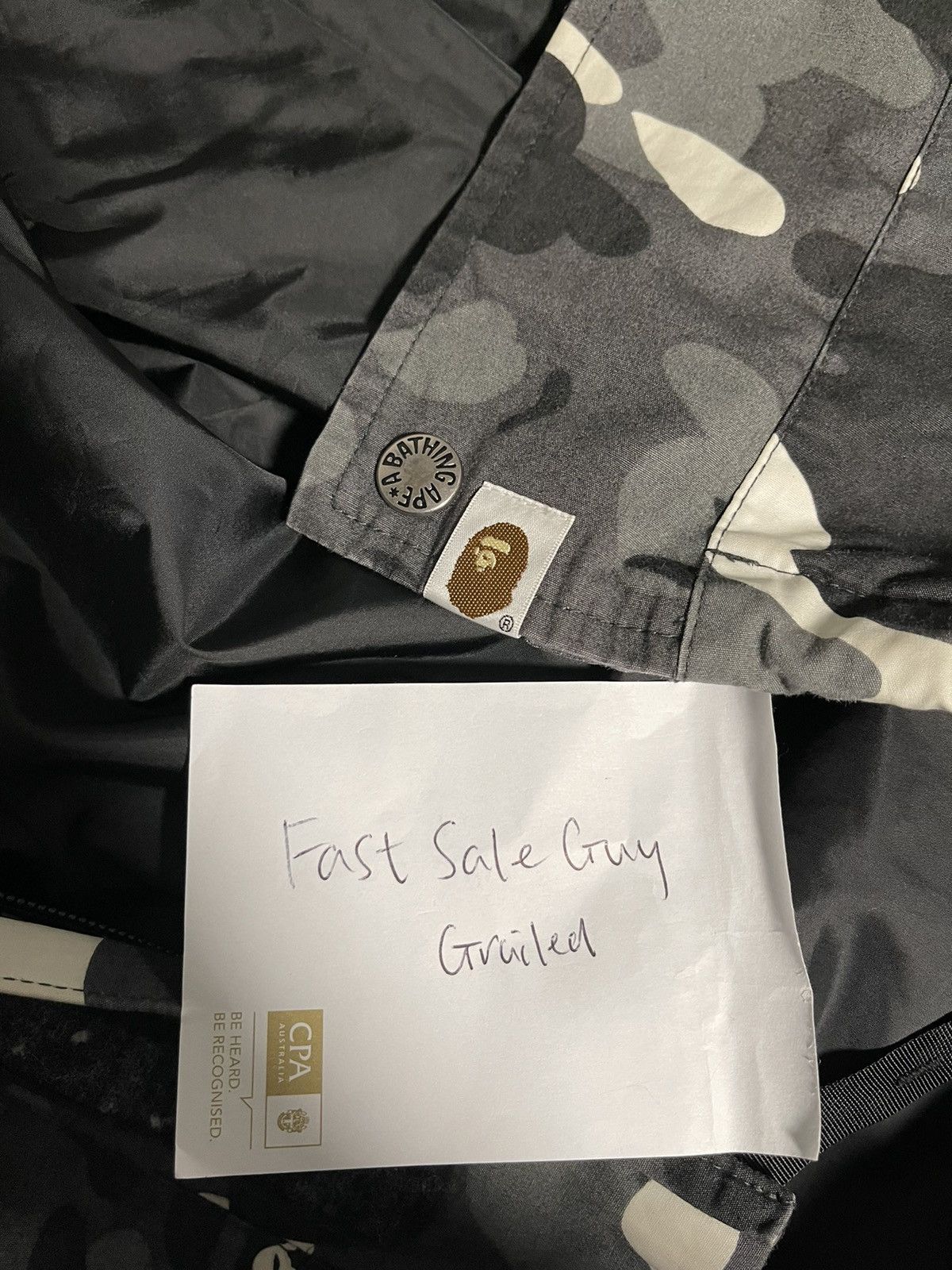 Bape Bape Glow in the Dark Black Camo Shark Snowboard Jacket Size US L / EU 52-54 / 3 - 7 Thumbnail