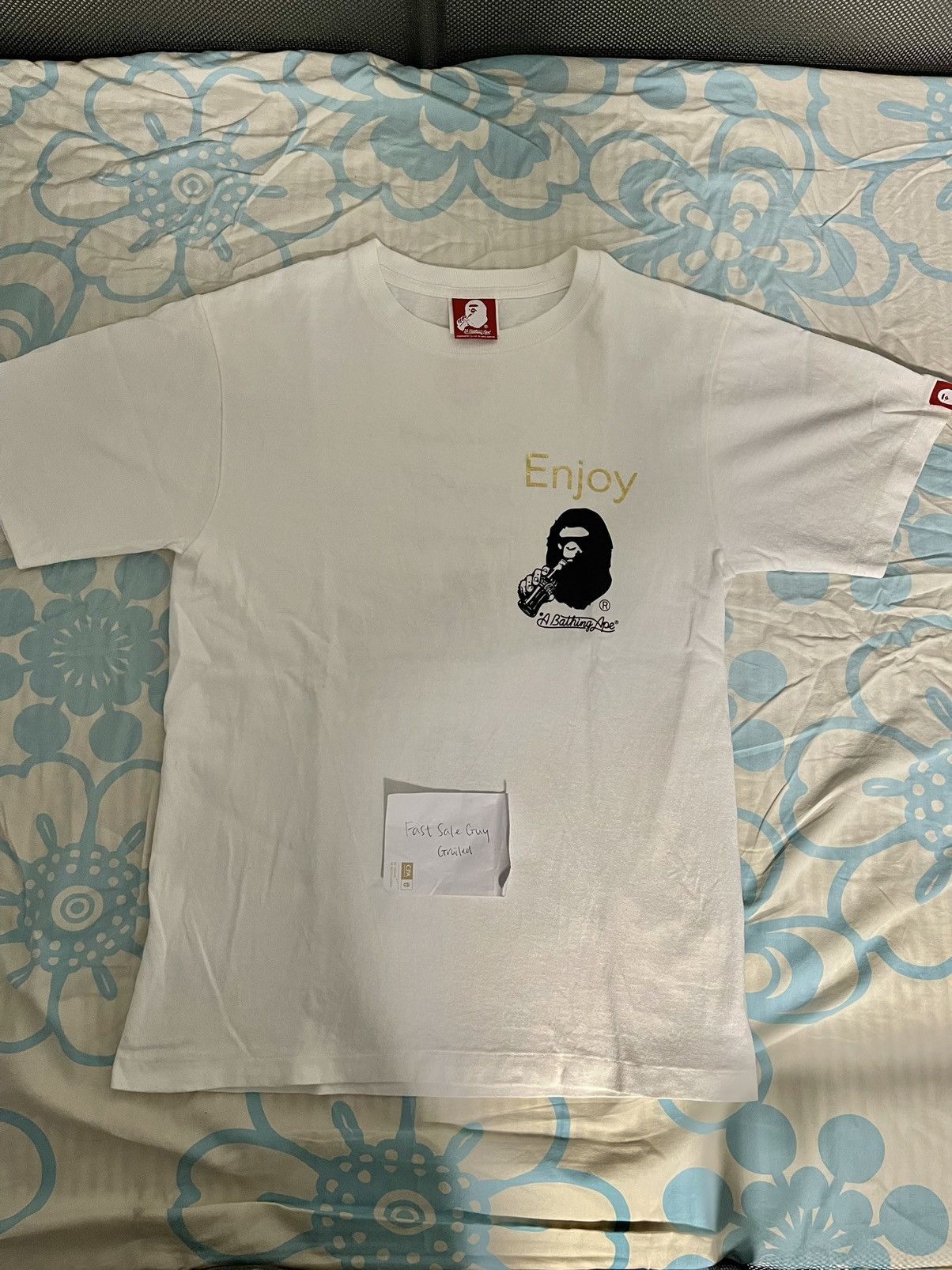 Bape Free Shipping‼️ Bape x Coca Cola Ape Head Logo Tee Size S | Grailed