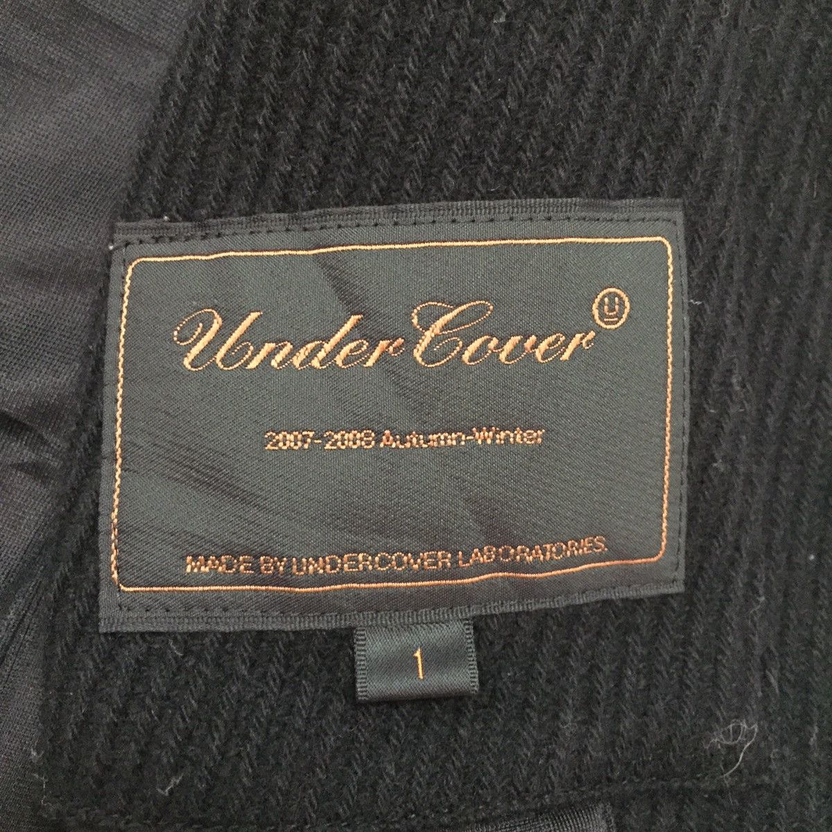Undercover AW 2007-2008 Undercover Long Women Coat Knit Switching Wool Size US S / EU 44-46 / 1 - 18 Thumbnail