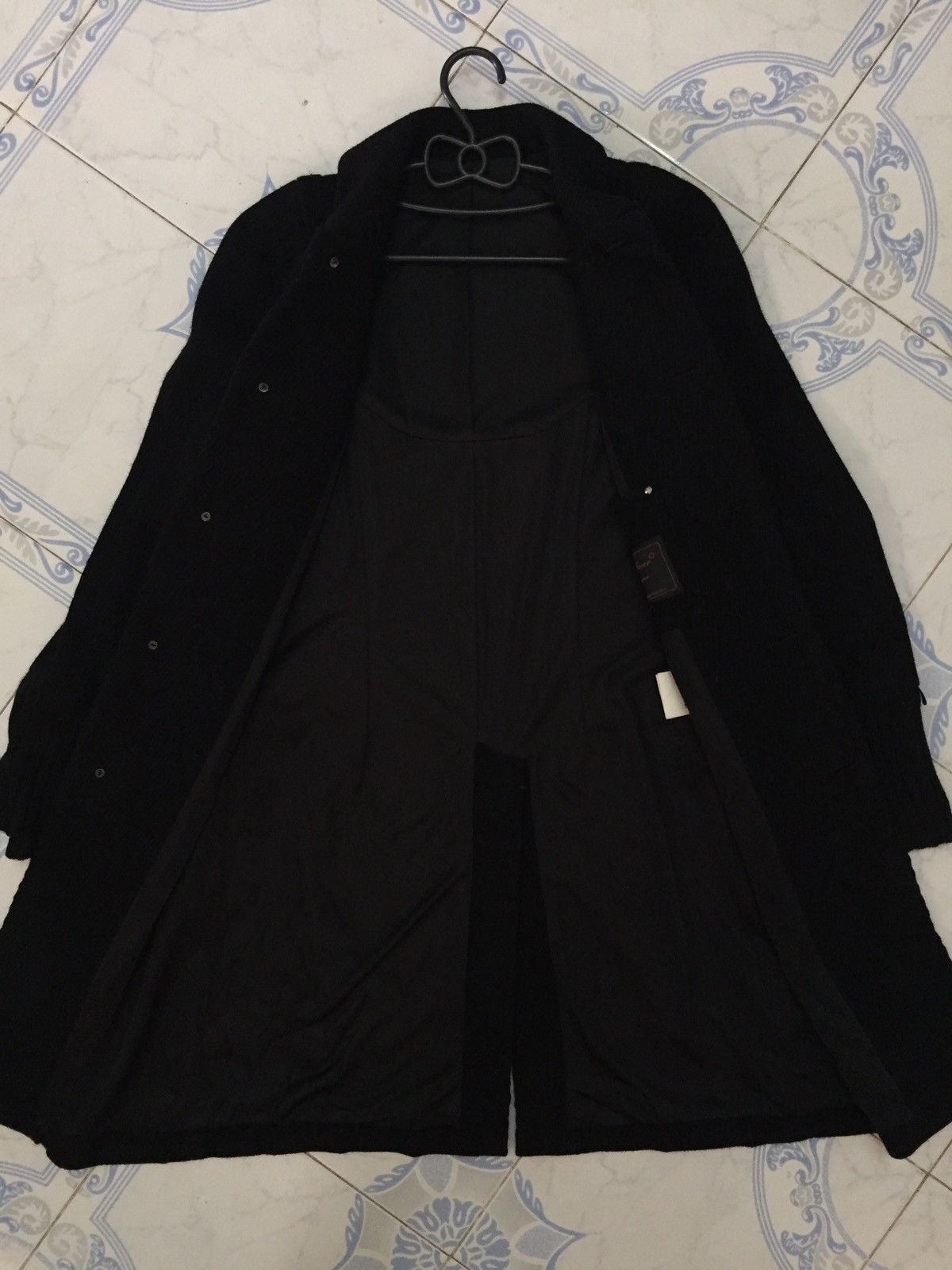Undercover AW 2007-2008 Undercover Long Women Coat Knit Switching Wool Size US S / EU 44-46 / 1 - 17 Thumbnail