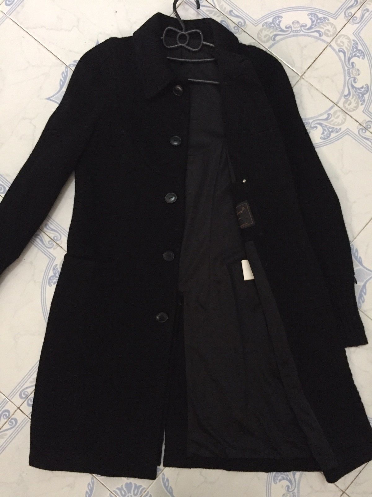 Undercover AW 2007-2008 Undercover Long Women Coat Knit Switching Wool Size US S / EU 44-46 / 1 - 16 Thumbnail