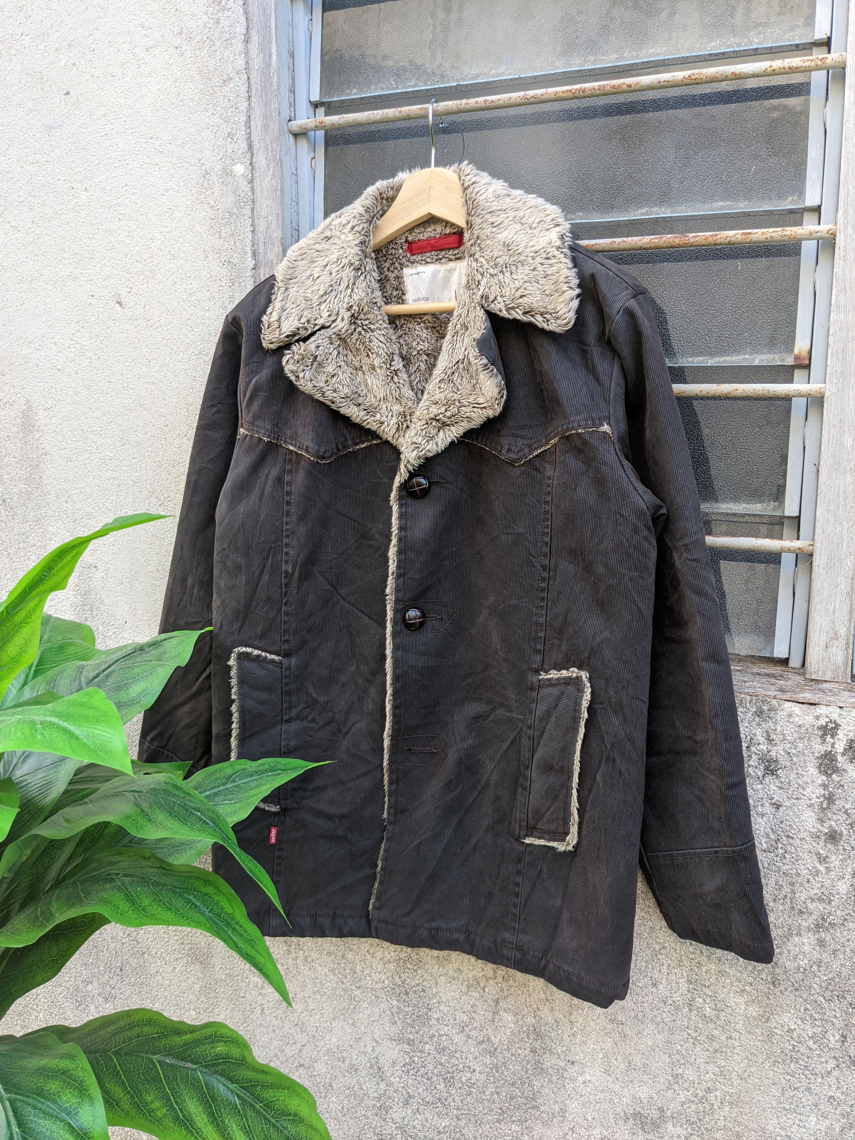 Levi's Vintage Levi's Redloop faux fur liner kurt cobain style Size US M / EU 48-50 / 2 - 1 Thumbnail