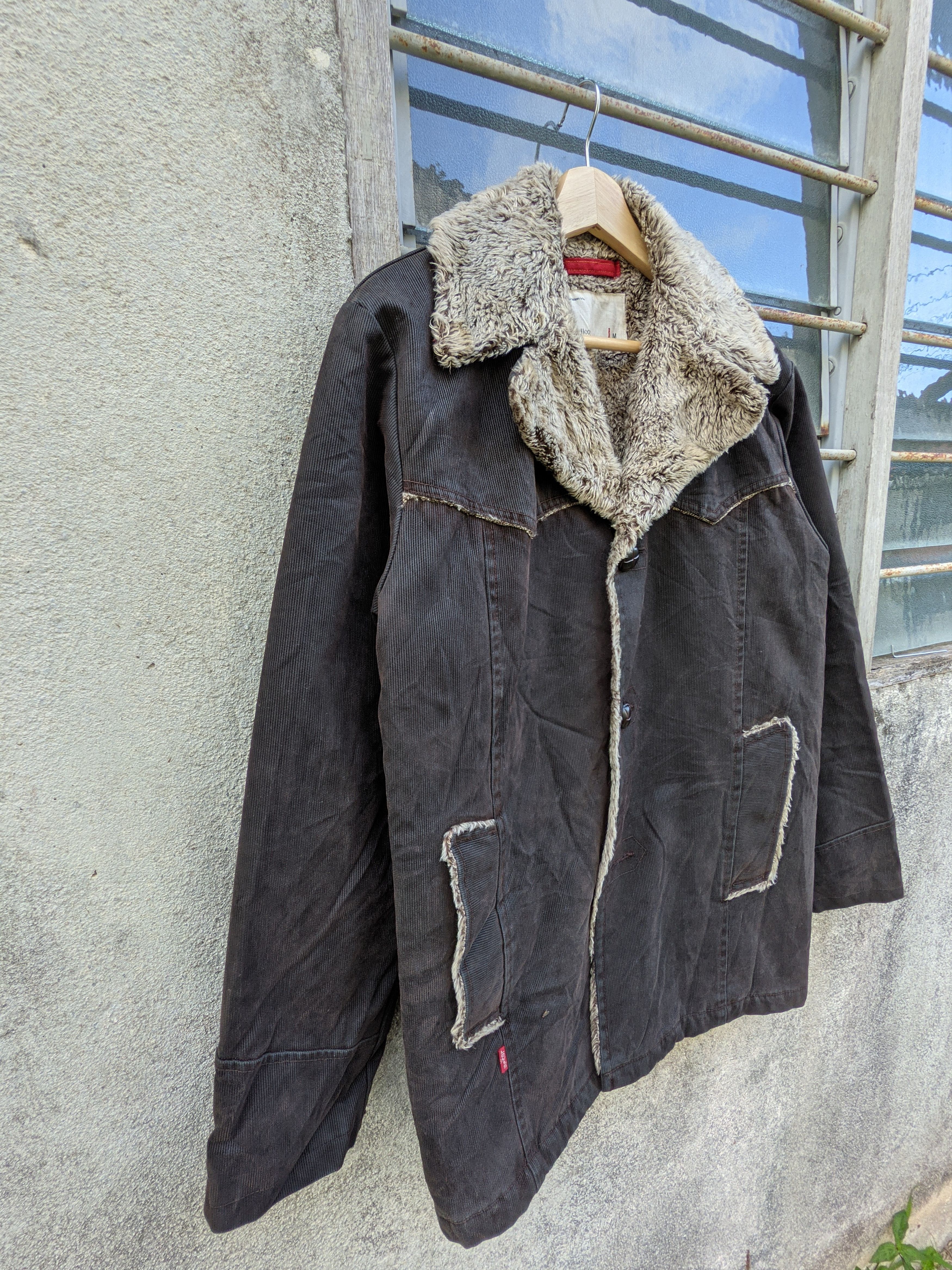 Levi's Vintage Levi's Redloop faux fur liner kurt cobain style Size US M / EU 48-50 / 2 - 3 Thumbnail