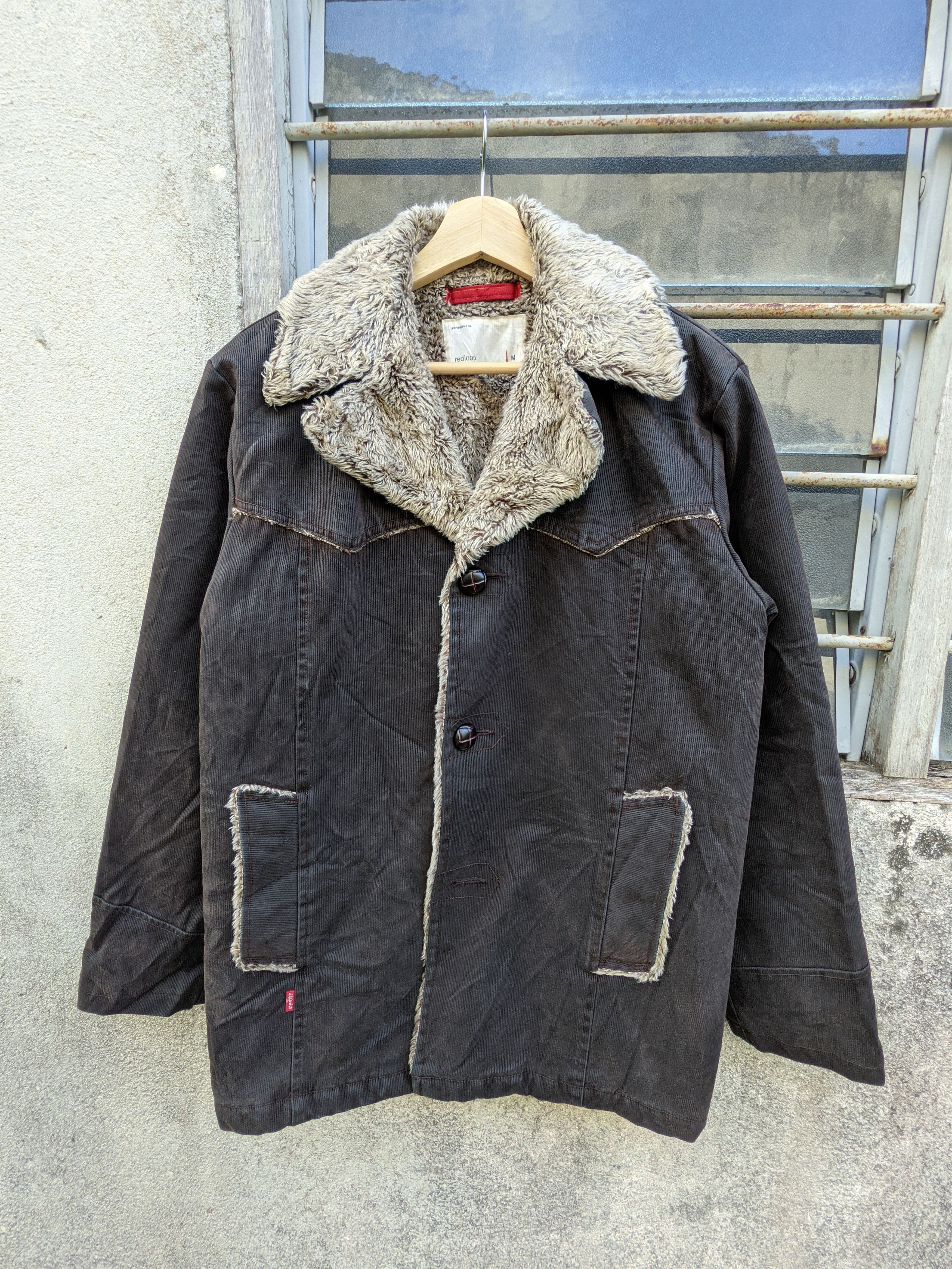Levi's Vintage Levi's Redloop faux fur liner kurt cobain style Size US M / EU 48-50 / 2 - 5 Thumbnail