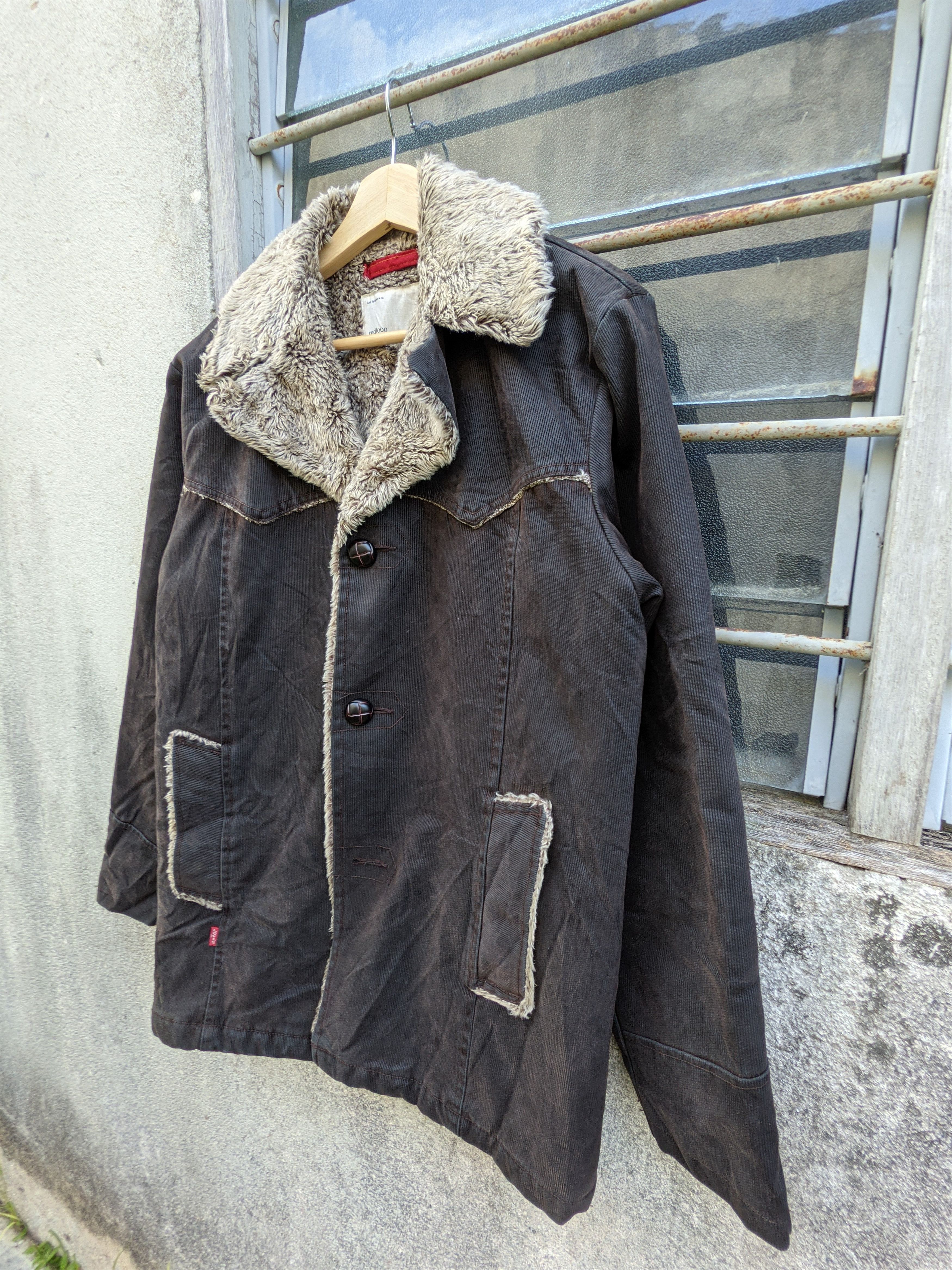 Levi's Vintage Levi's Redloop faux fur liner kurt cobain style Size US M / EU 48-50 / 2 - 4 Thumbnail