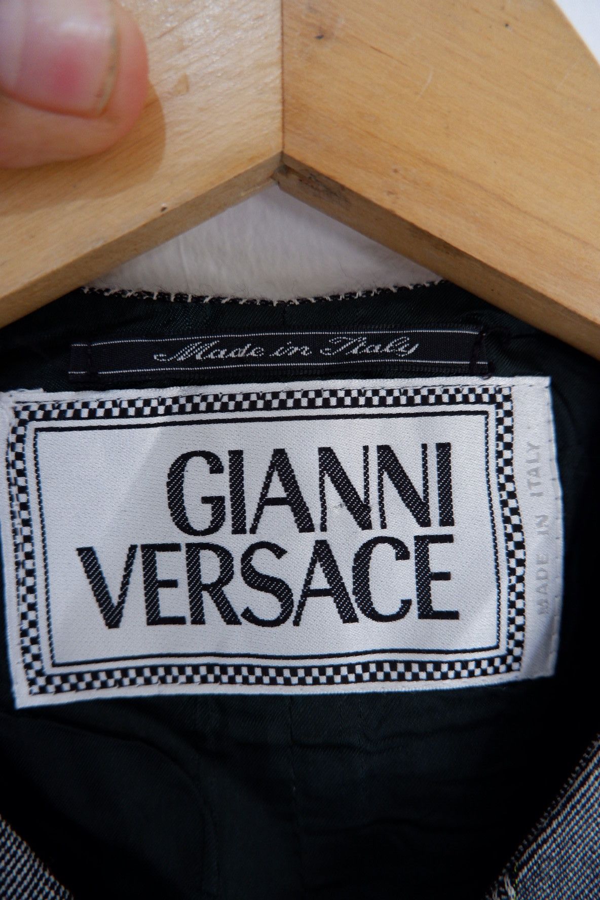 Versace Vintage Gianni Versace Wool Vest Size US S / EU 44-46 / 1 - 6 Thumbnail